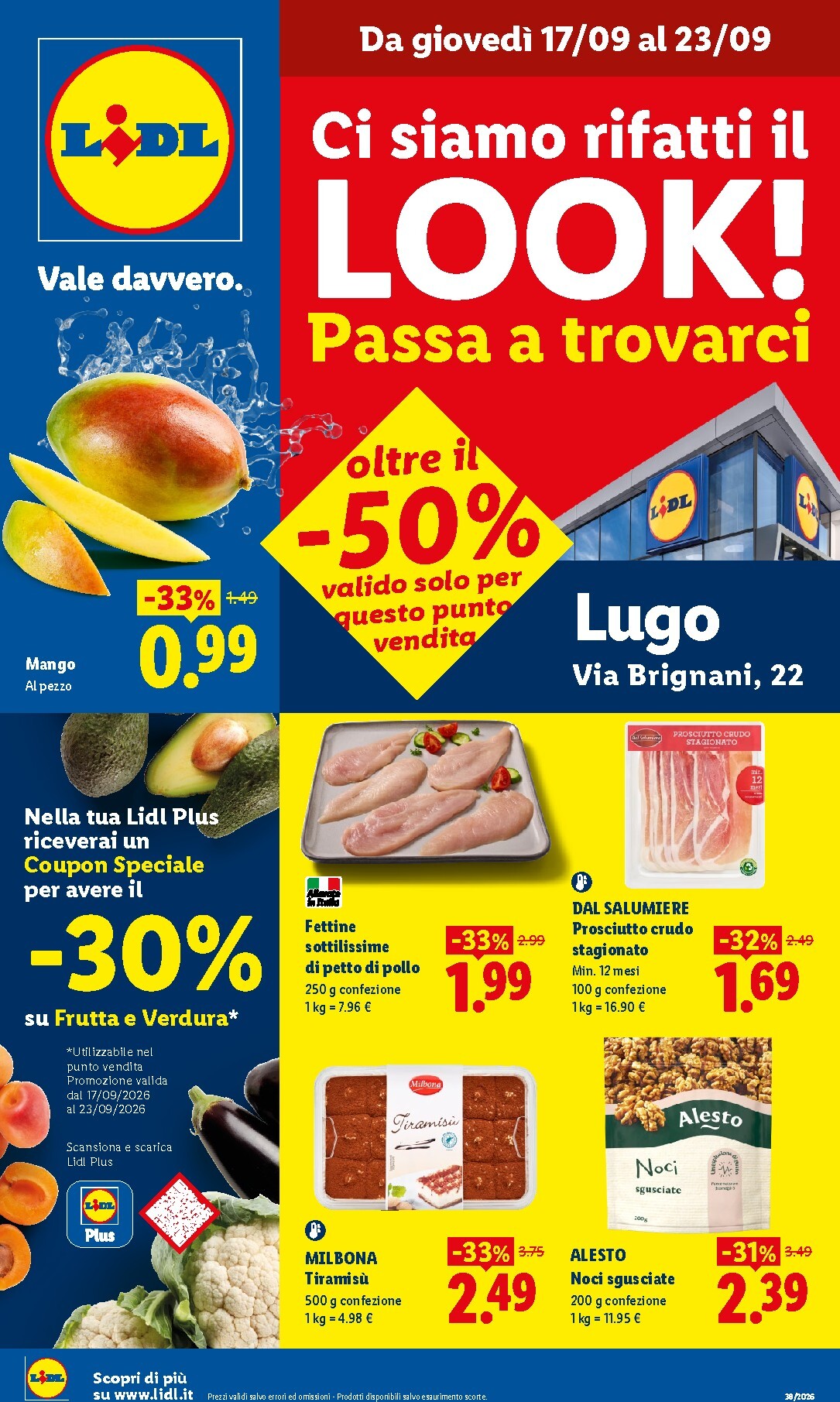 Volantino futuro Lidl - Ci siamo rifatti il look! valido dal giovedì 17/09/2026 al mercoledì 23/09/2026
