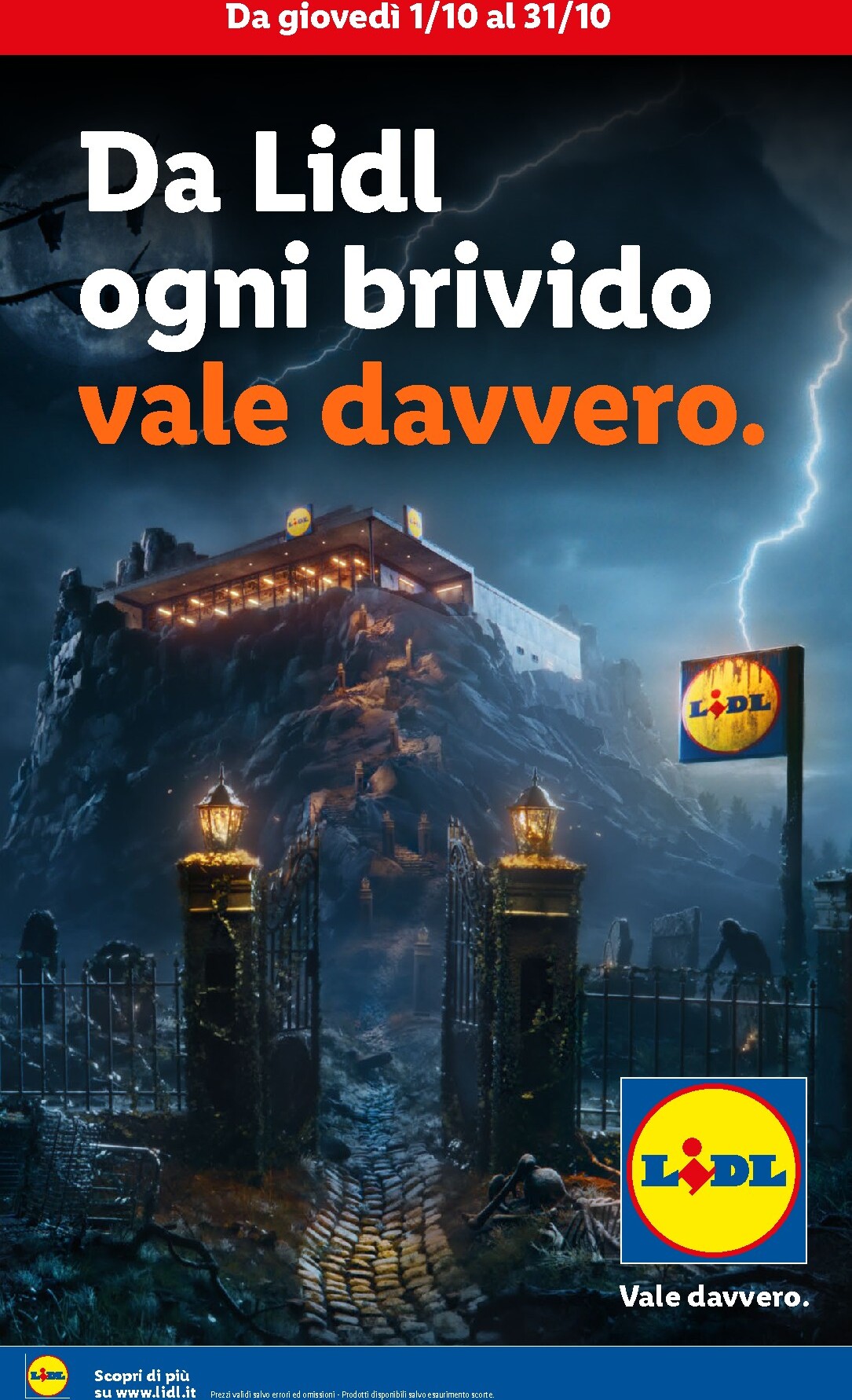 Volantino Lidl - Da Lidl ogni brivido vale davvero per la prossima settimana dal giovedì 01/10/2026 al sabato 31/10/2026
