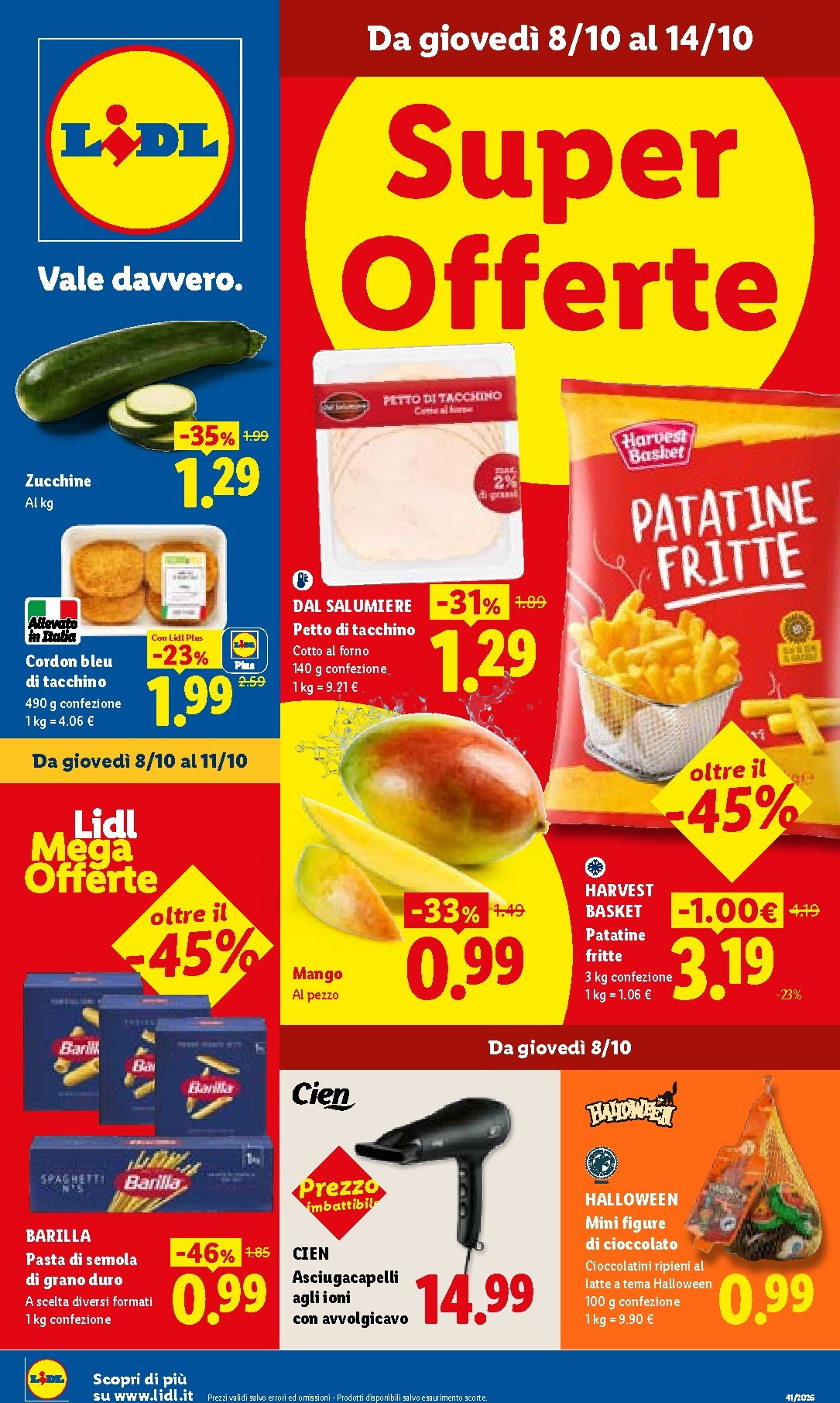 Volantino attuale di Lidl valido dal giovedì 08/10/2026 al mercoledì 14/10/2026