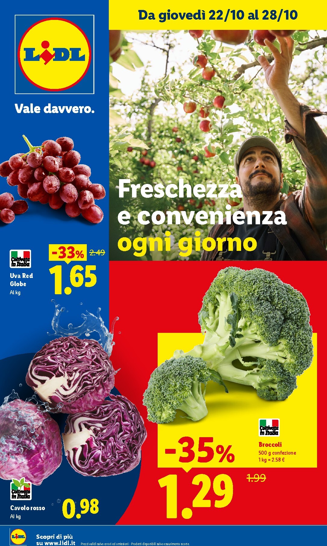 Volantino futuro Lidl - Fresca e conveniente valido dal giovedì 22/10/2026 al mercoledì 28/10/2026