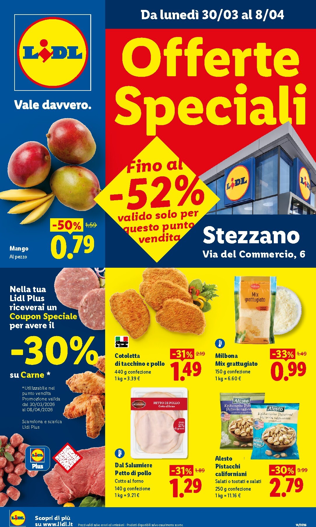 Volantino Lidl - Stezzano valido dal 30/03/2026 al 08/04/2026