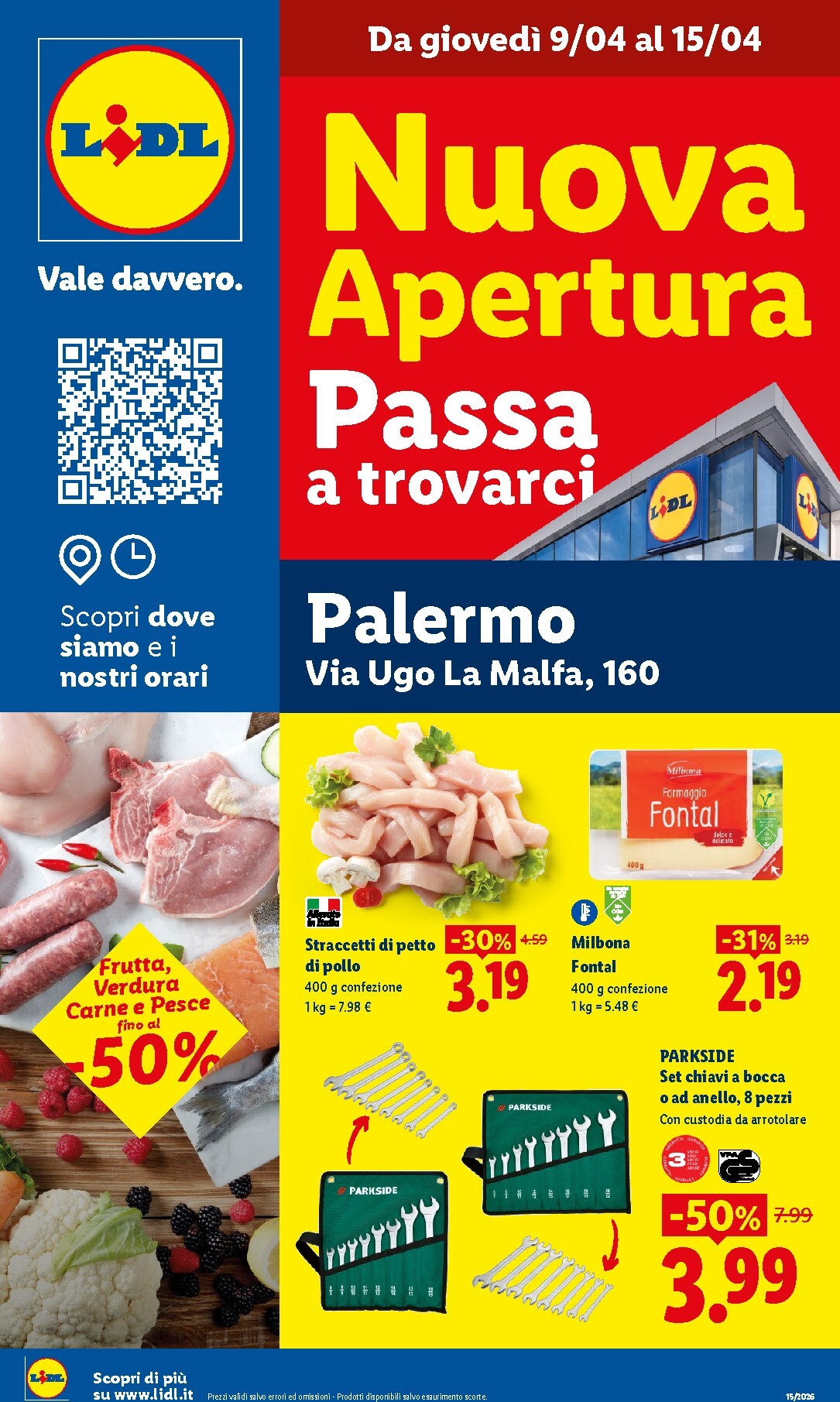 Volantino attuale di Lidl - Palermo valido dal giovedì 09/04/2026 al mercoledì 15/04/2026