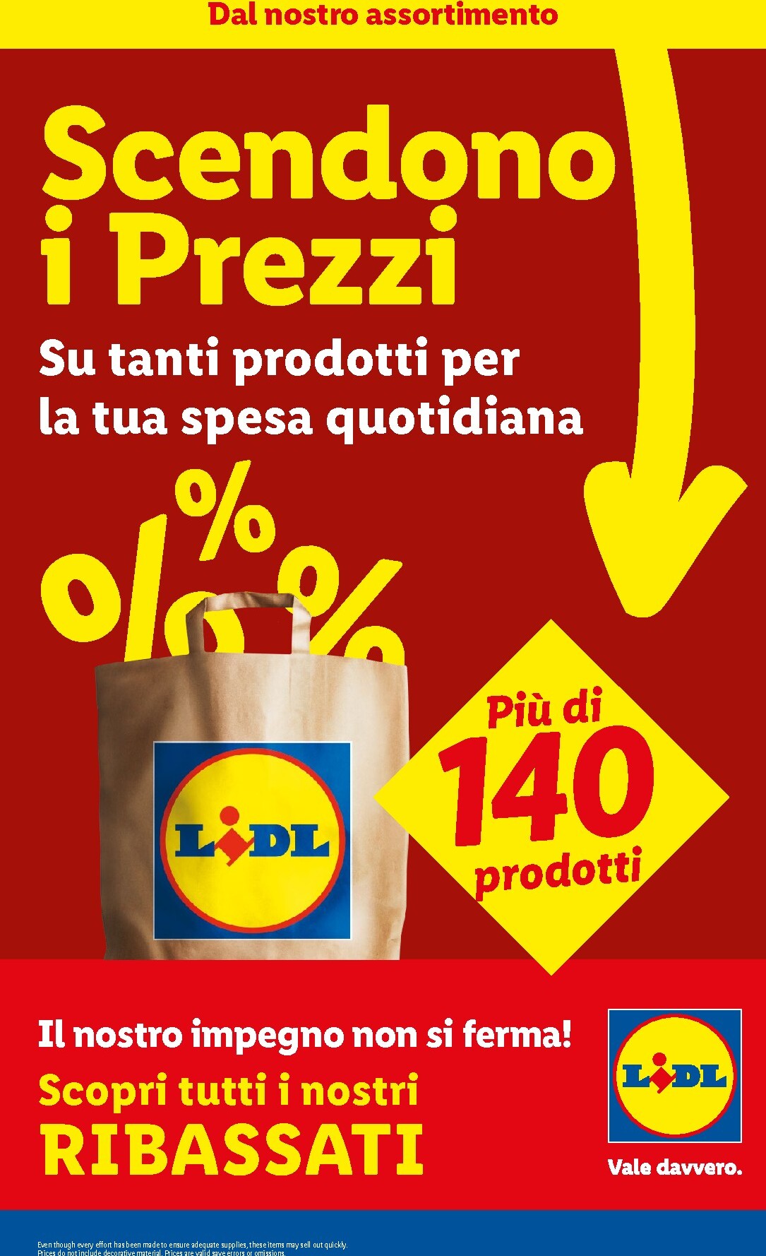 Volantino attuale di Lidl - Scendono i Prezzi valido dal giovedì 09/04/2026 al mercoledì 27/05/2026