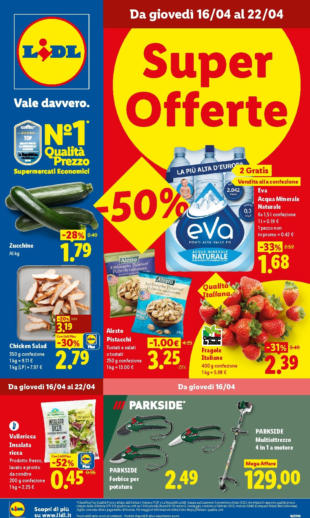 Volantino Lidl per la prossima settimana dal giovedì 16/04/2026 al mercoledì 22/04/2026