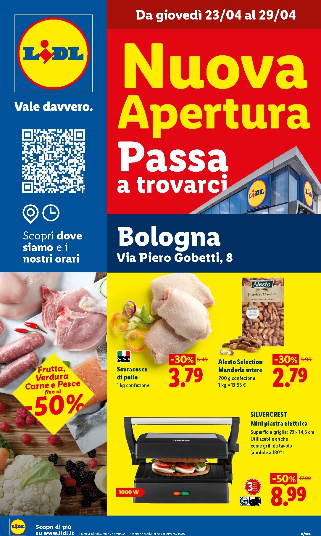 Volantino attuale di Lidl - Bologna valido dal giovedì 23/04/2026 al mercoledì 29/04/2026