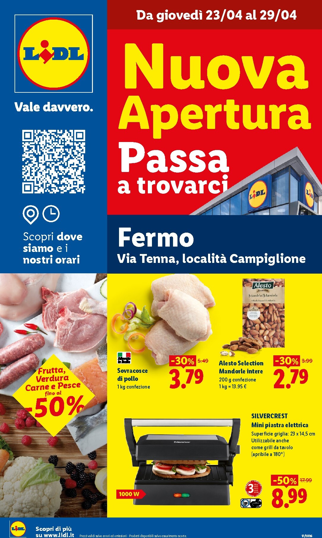 Volantino attuale di Lidl - Fermo valido dal giovedì 23/04/2026 al mercoledì 29/04/2026
