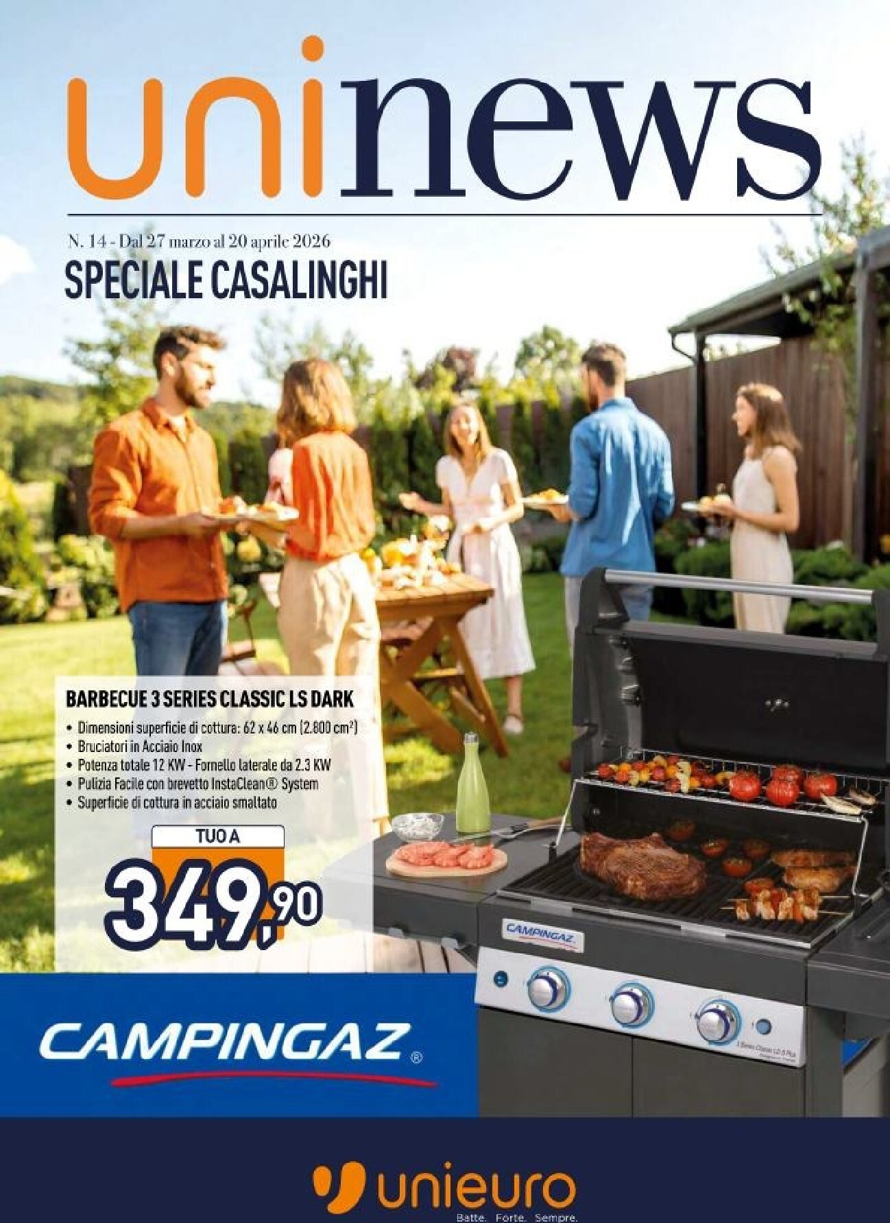 Volantino Unieuro - Speciale Casalinghi valido dal 27/03/2026 al 20/04/2026