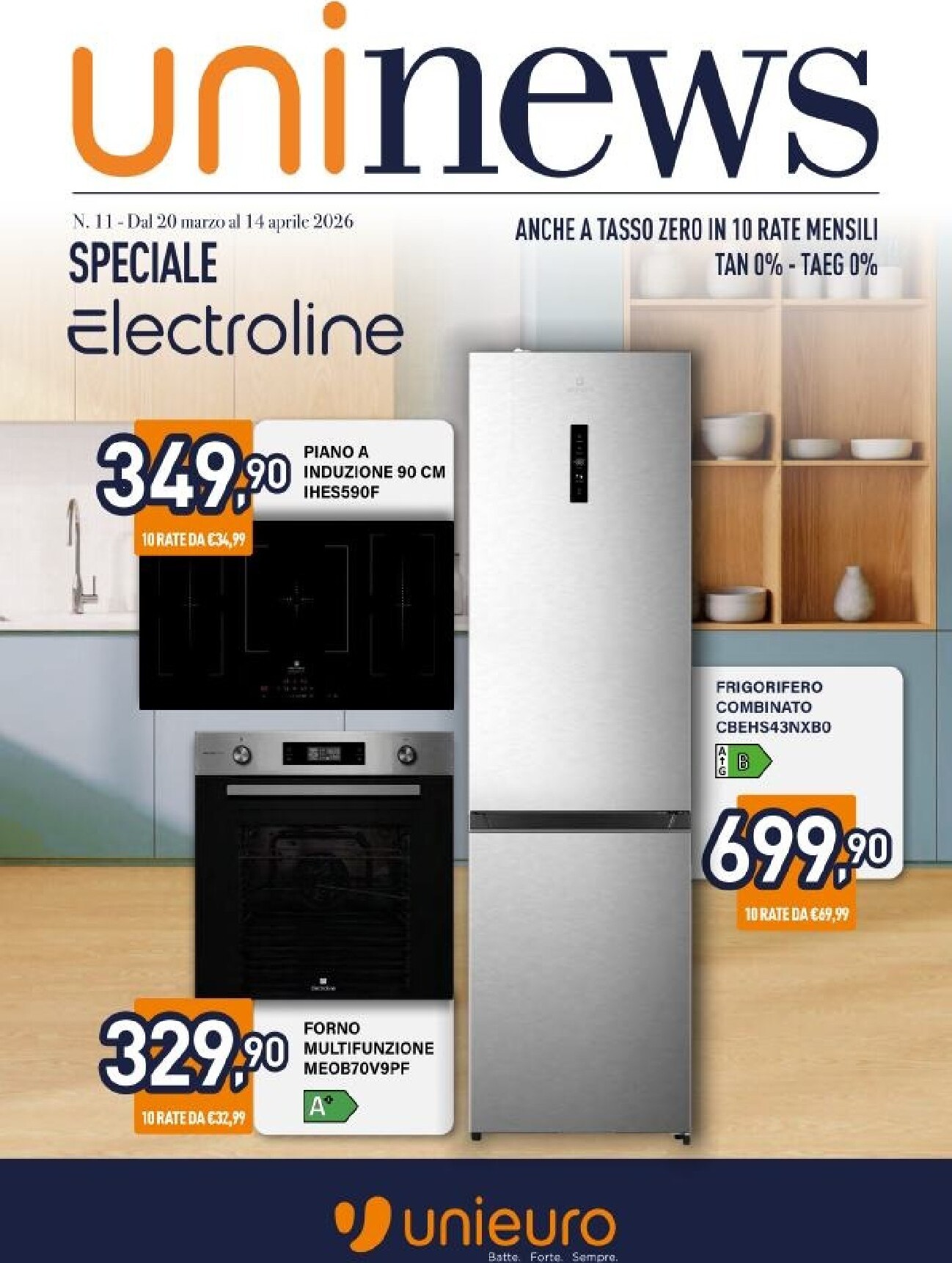 Volantino Unieuro - Speciale Electroline valido dal 20/03/2026 al 14/04/2026