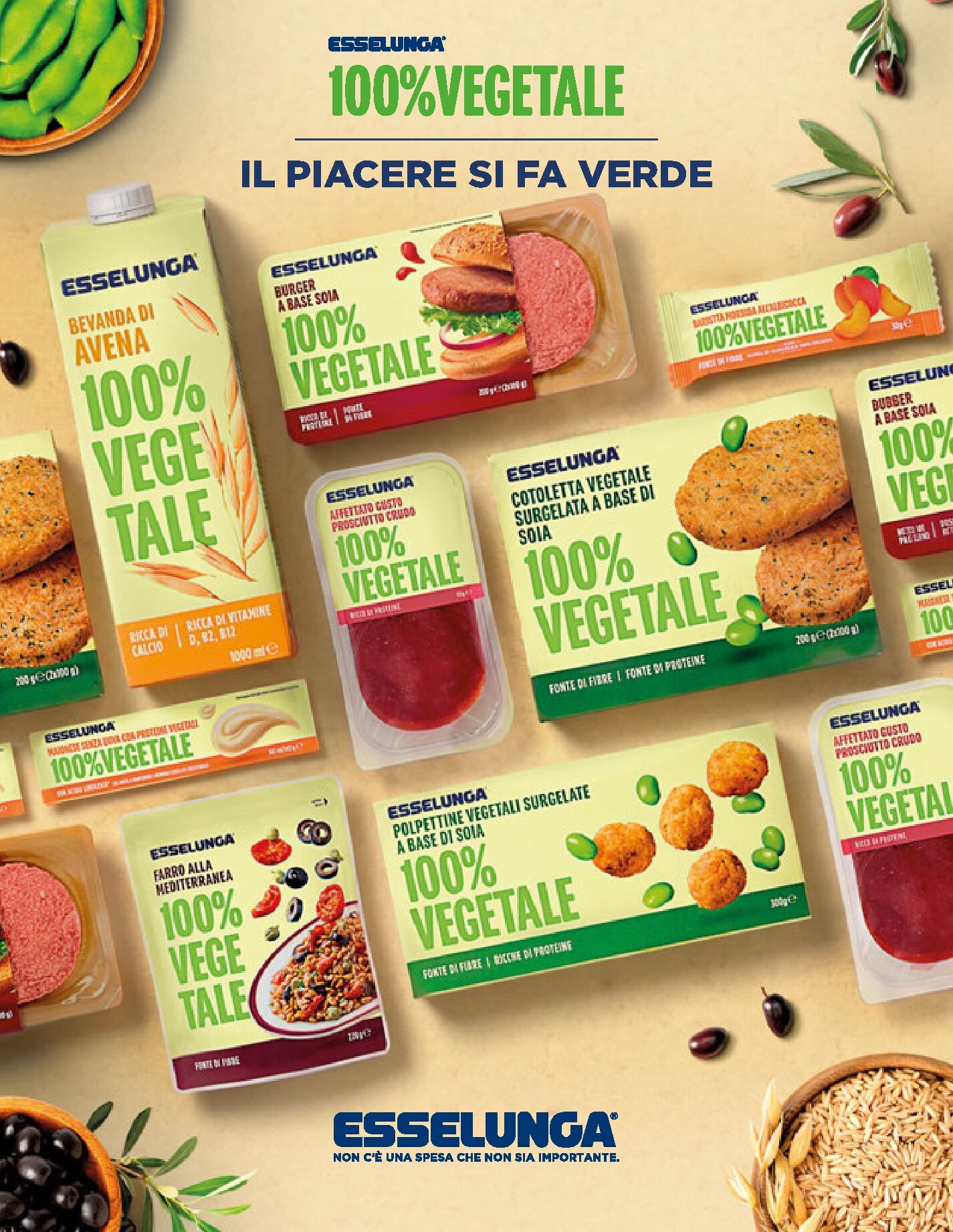 Volantino attuale di Esselunga - 100% Vegetale valido dal lunedì 08/06/2026 al mercoledì 17/06/2026
