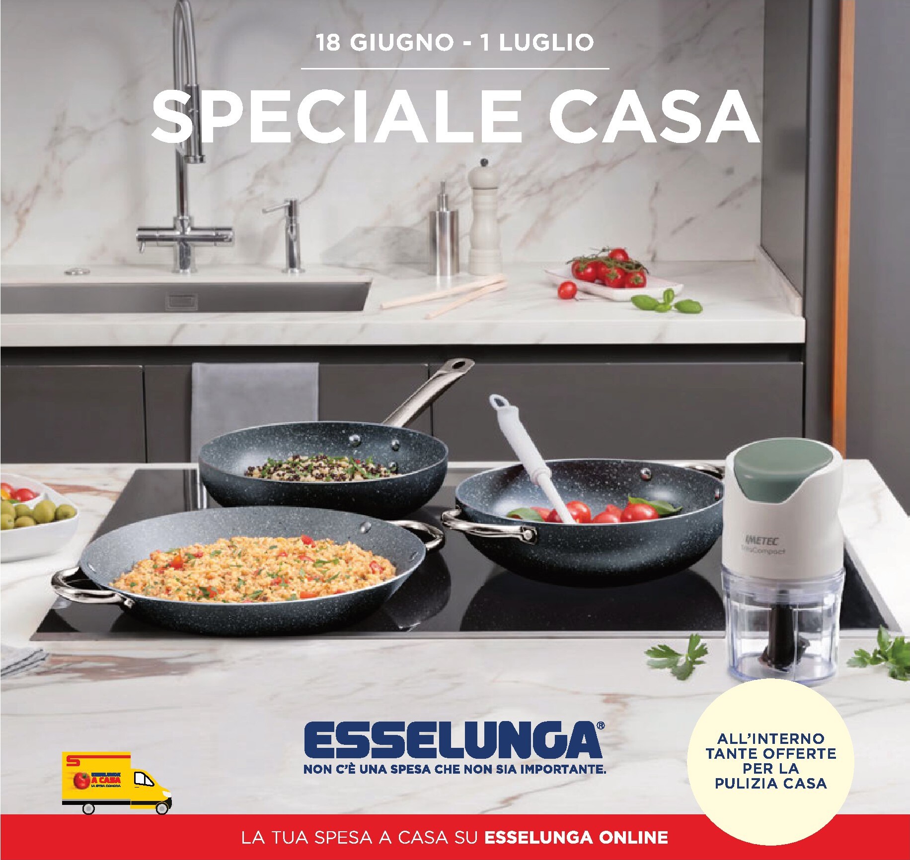 Volantino attuale di Esselunga - Speciale Casa valido dal giovedì 18/06/2026 al mercoledì 01/07/2026