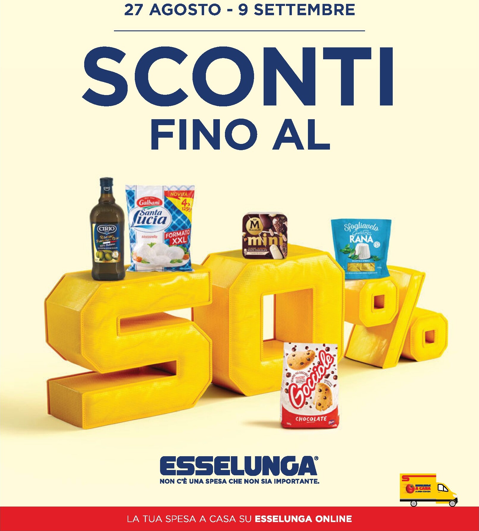 Volantino attuale di Esselunga valido dal giovedì 27/08/2026 al mercoledì 09/09/2026