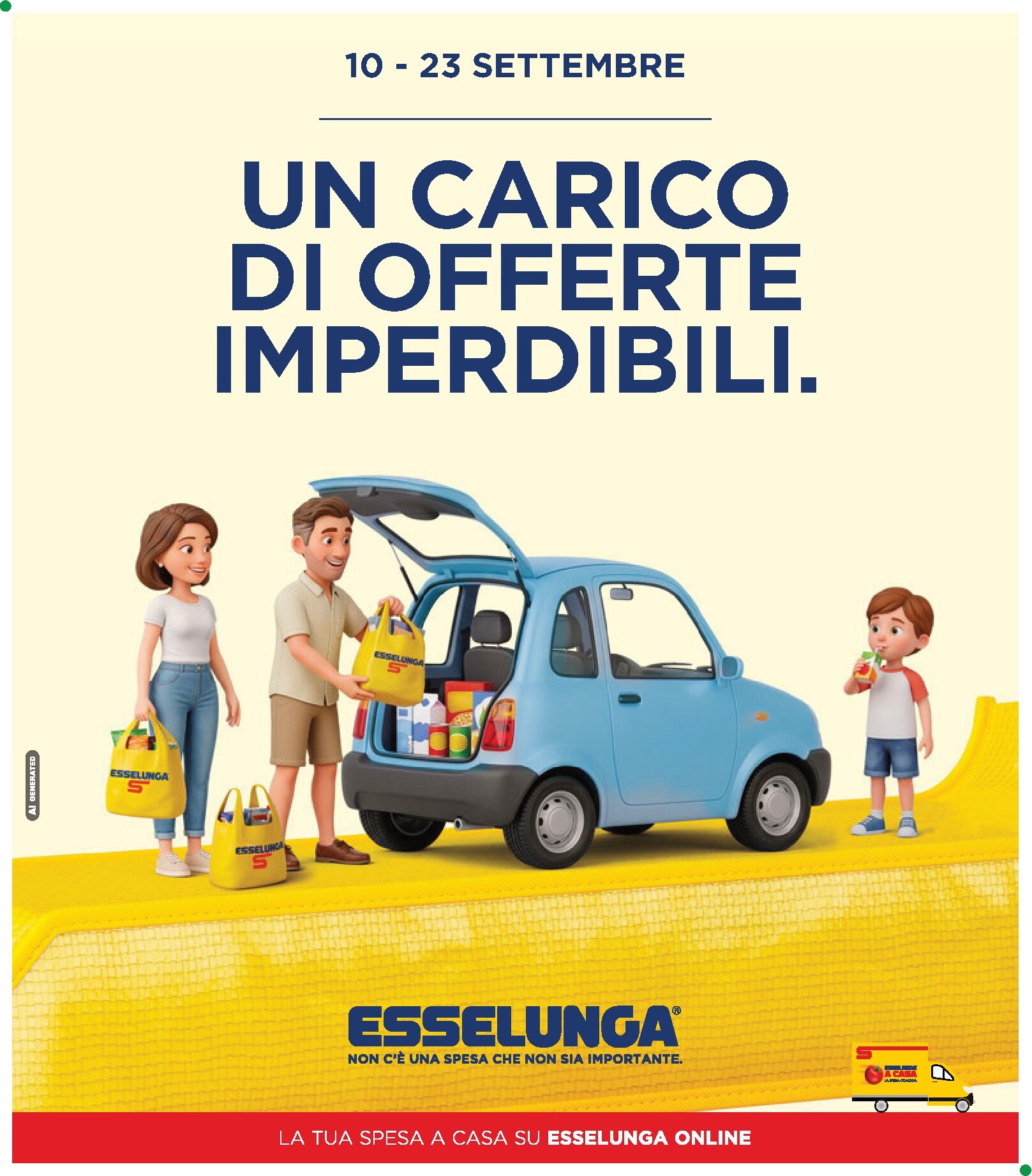 Volantino attuale di Esselunga valido dal giovedì 10/09/2026 al mercoledì 23/09/2026