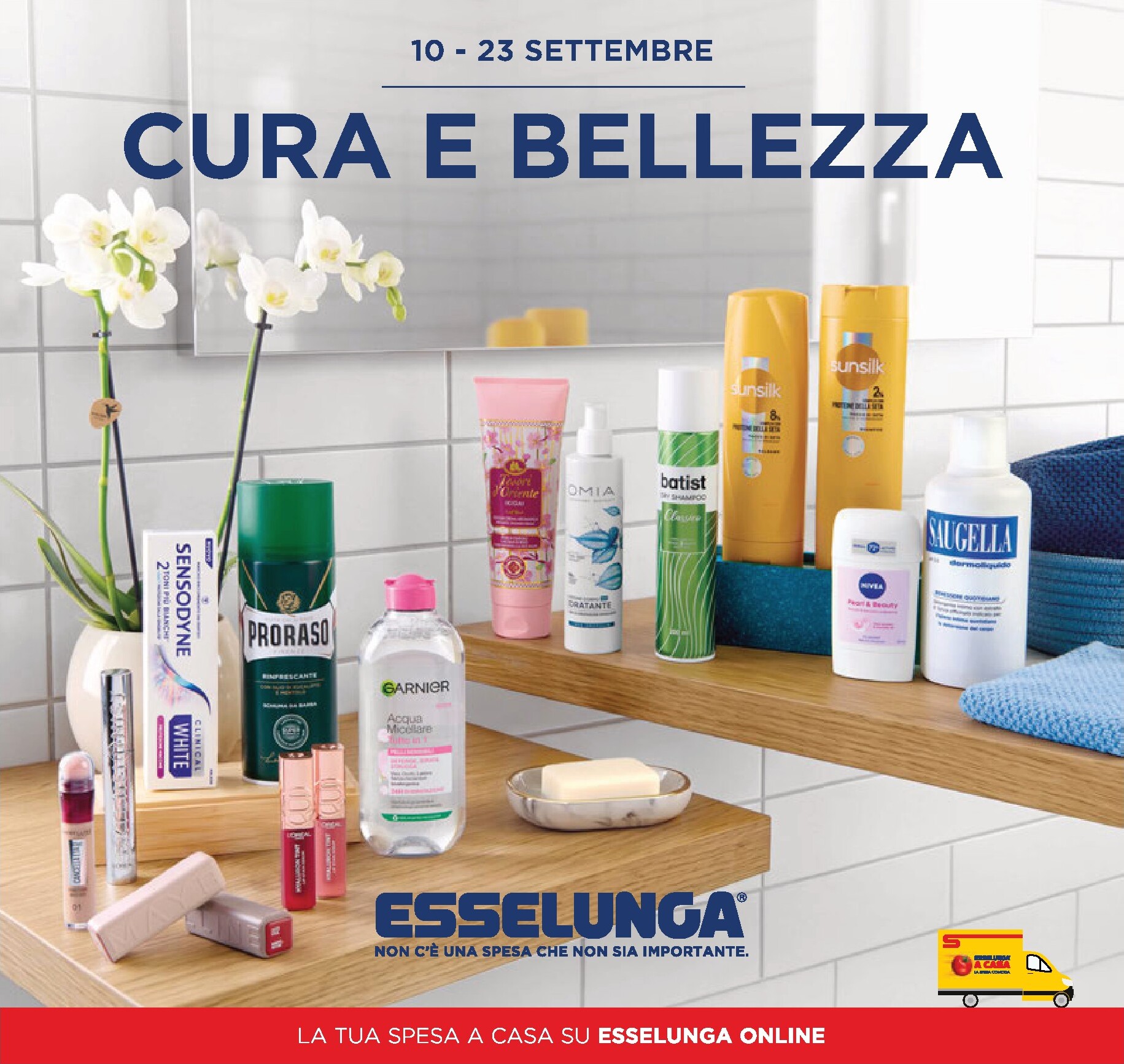 Volantino attuale di Esselunga - Cura e Bellezza valido dal giovedì 10/09/2026 al mercoledì 23/09/2026