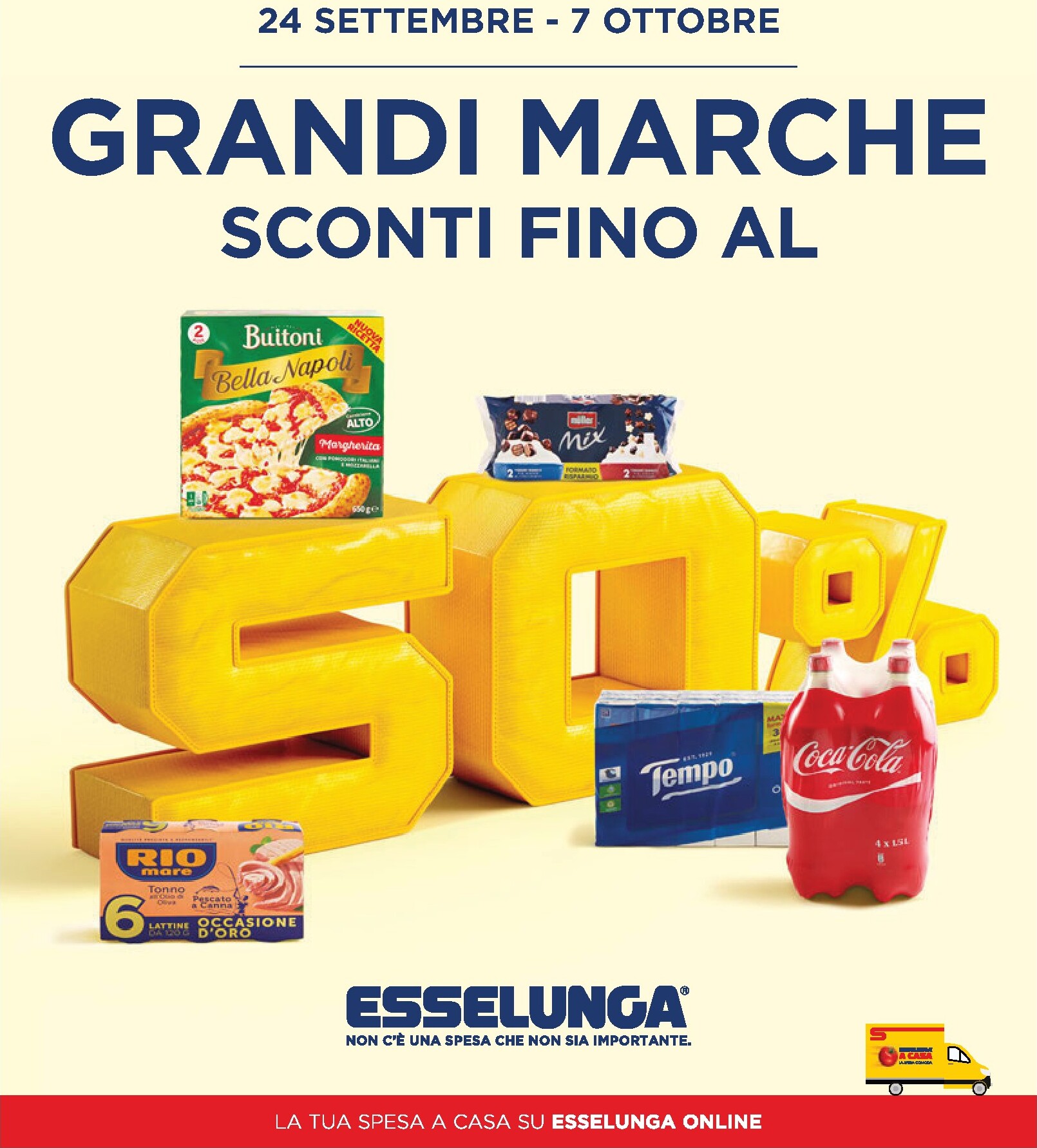 Volantino attuale di Esselunga - Grandi marche sconti valido dal giovedì 24/09/2026 al mercoledì 07/10/2026