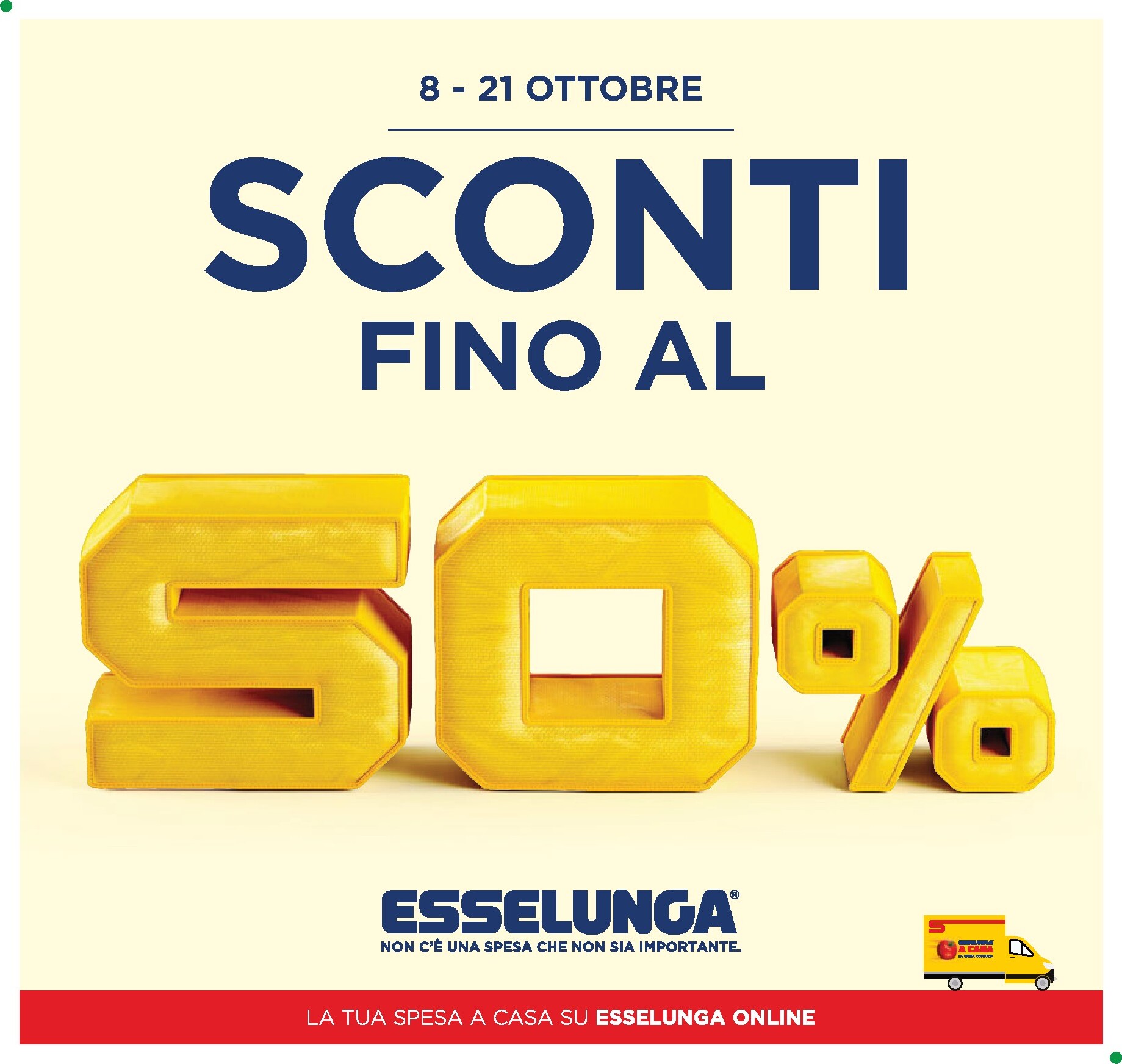Volantino attuale di Esselunga valido dal giovedì 08/10/2026 al mercoledì 21/10/2026