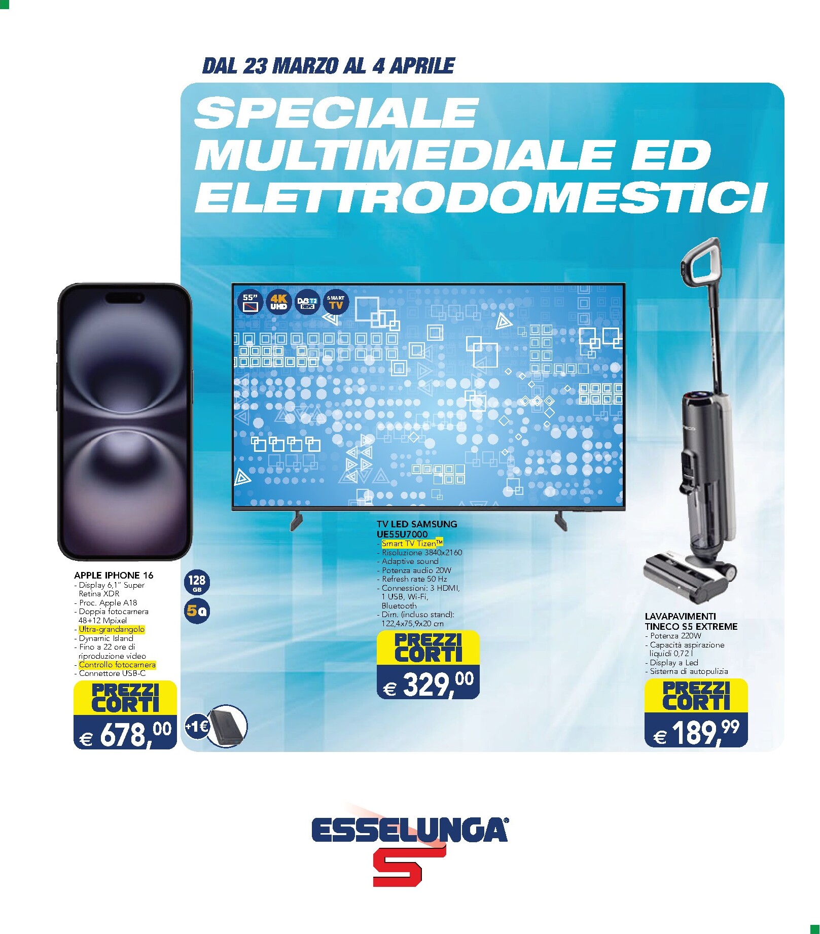 Volantino Esselunga - Multimediale valido dal 23/03/2026 al 04/04/2026