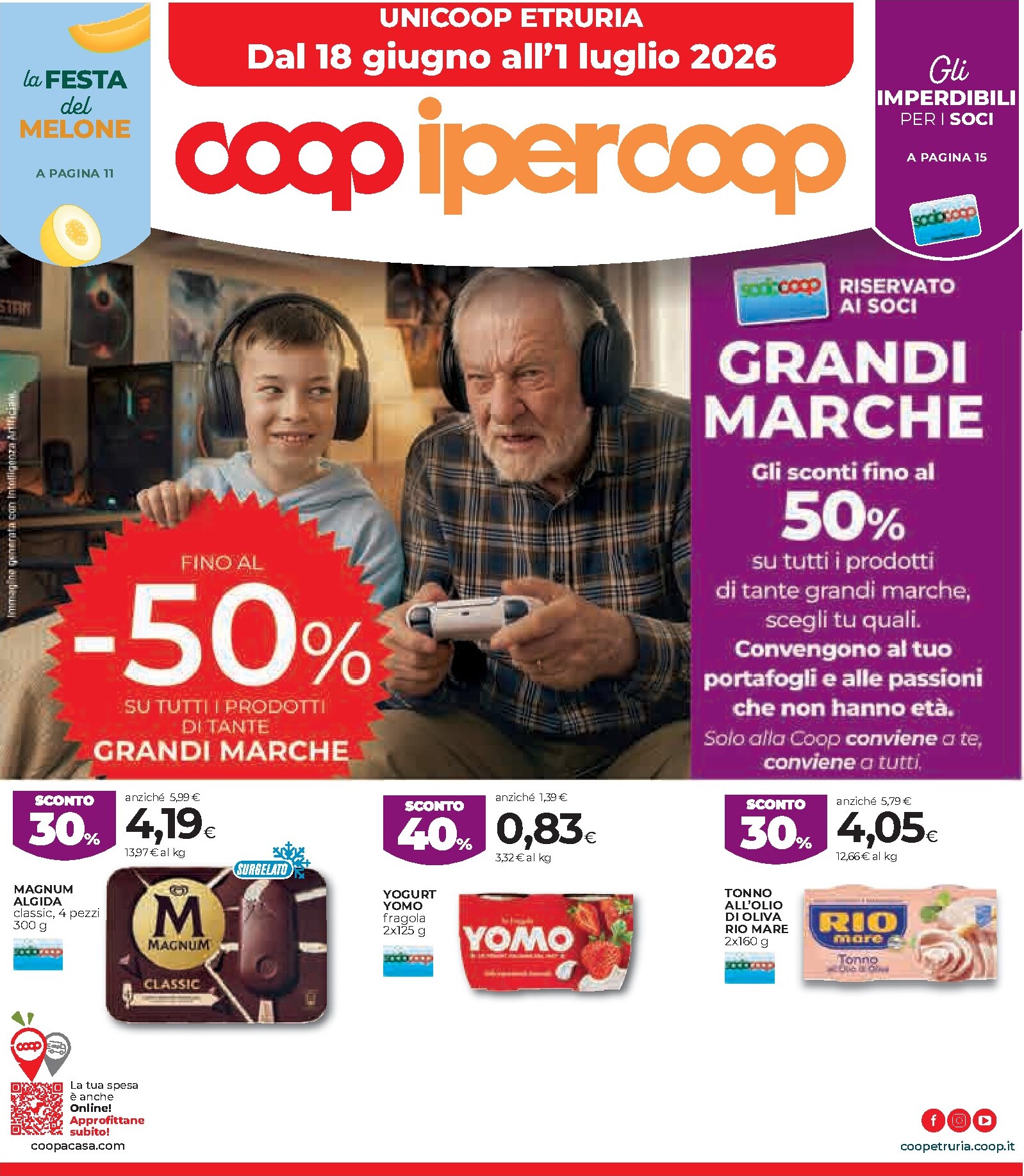 Volantino attuale di Coop valido dal giovedì 18/06/2026 al mercoledì 01/07/2026