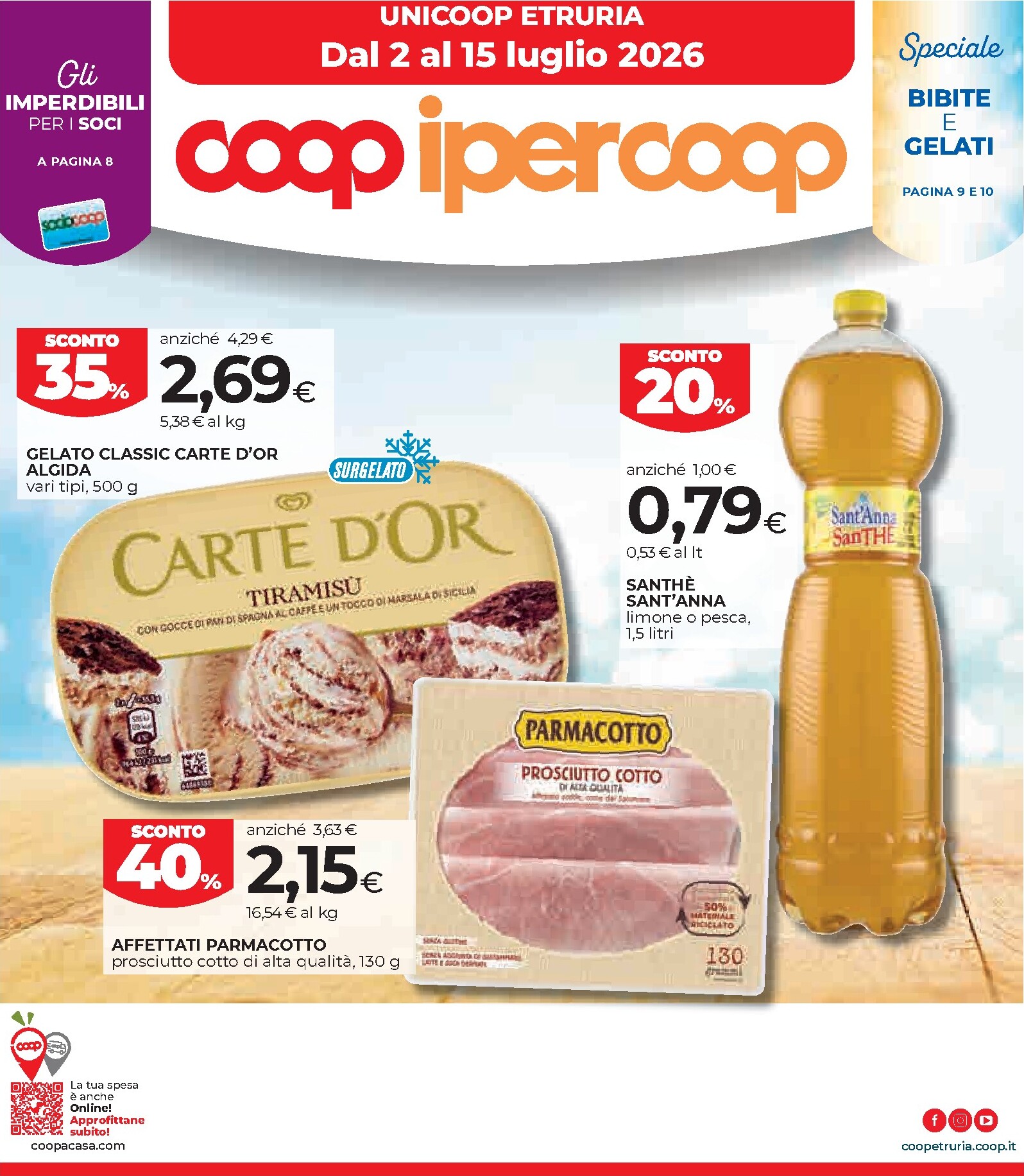 Volantino attuale di Coop valido dal giovedì 02/07/2026 al mercoledì 15/07/2026