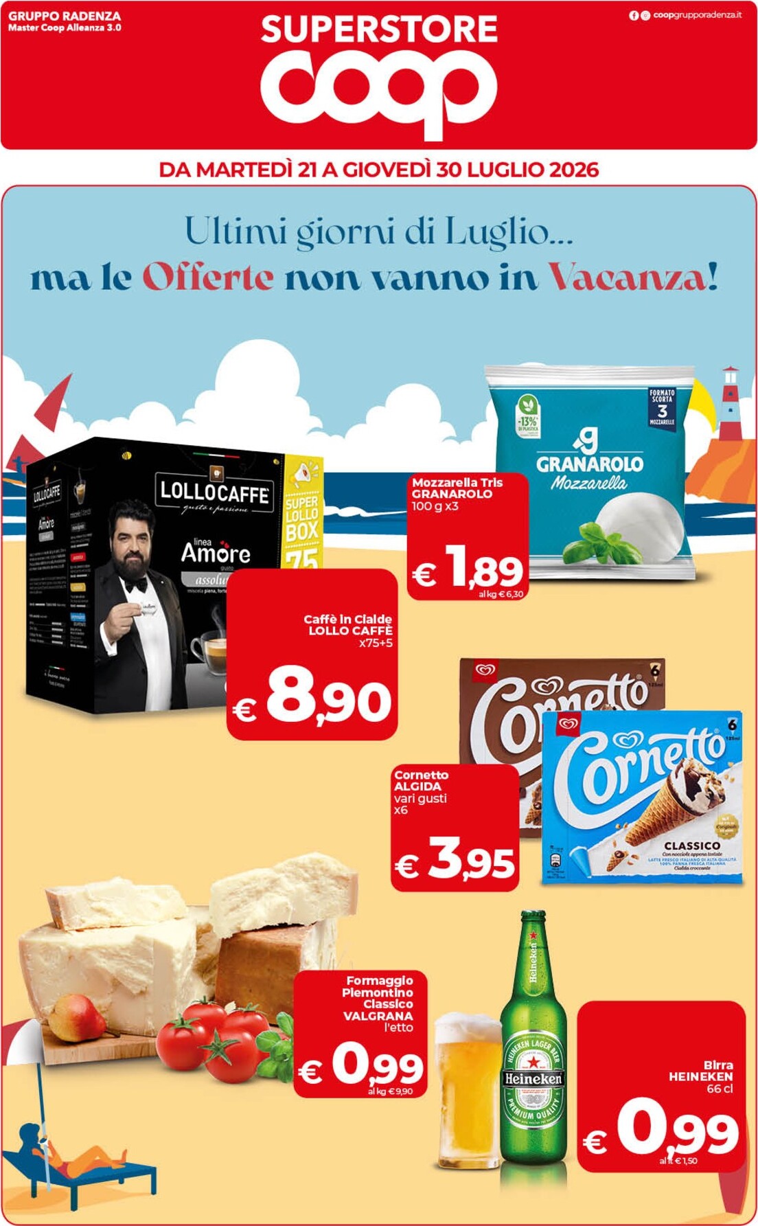 Volantino attuale di Coop - Superstore valido dal martedì 21/07/2026 al giovedì 30/07/2026