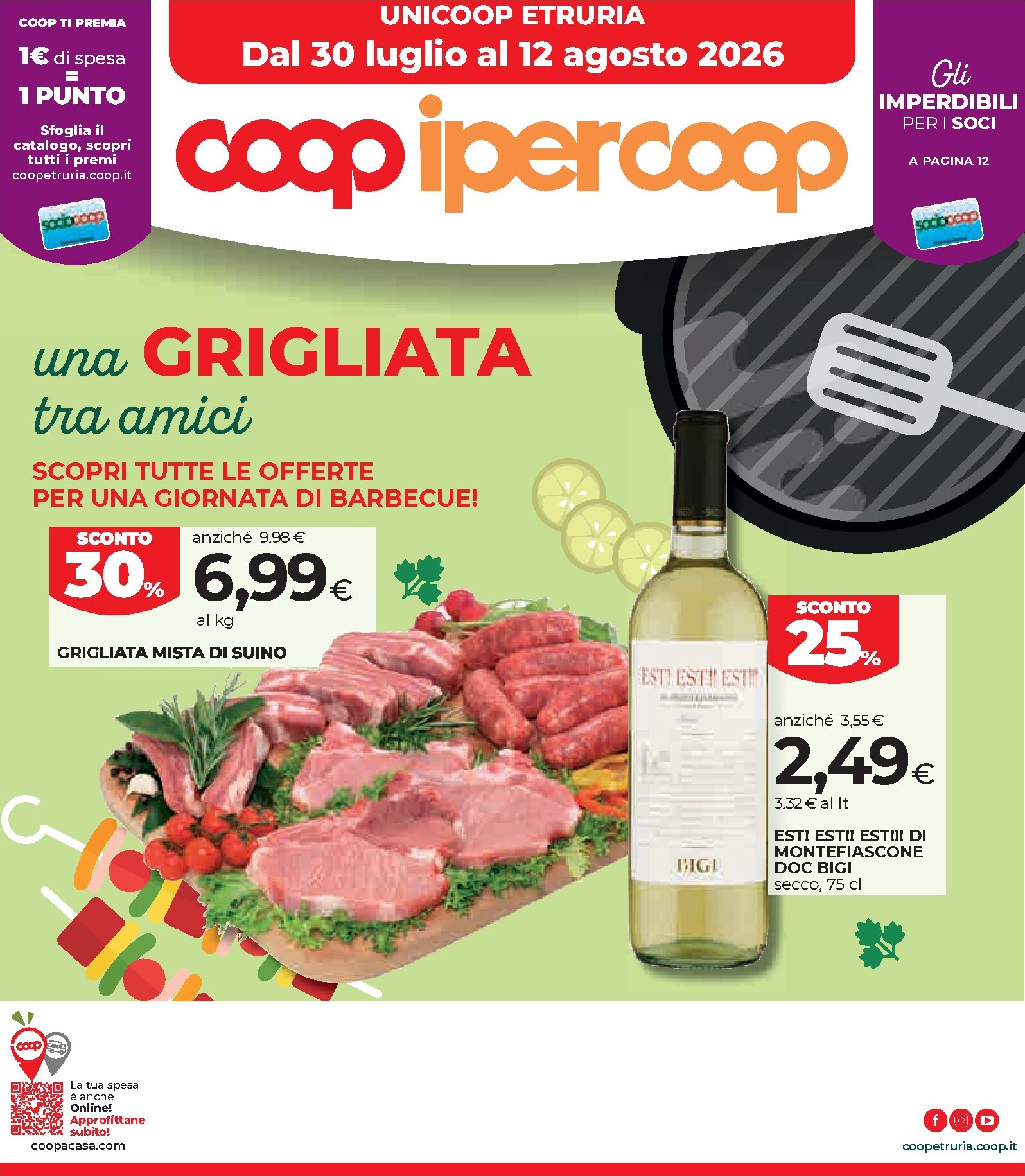 Volantino futuro Coop valido dal giovedì 30/07/2026 al mercoledì 12/08/2026