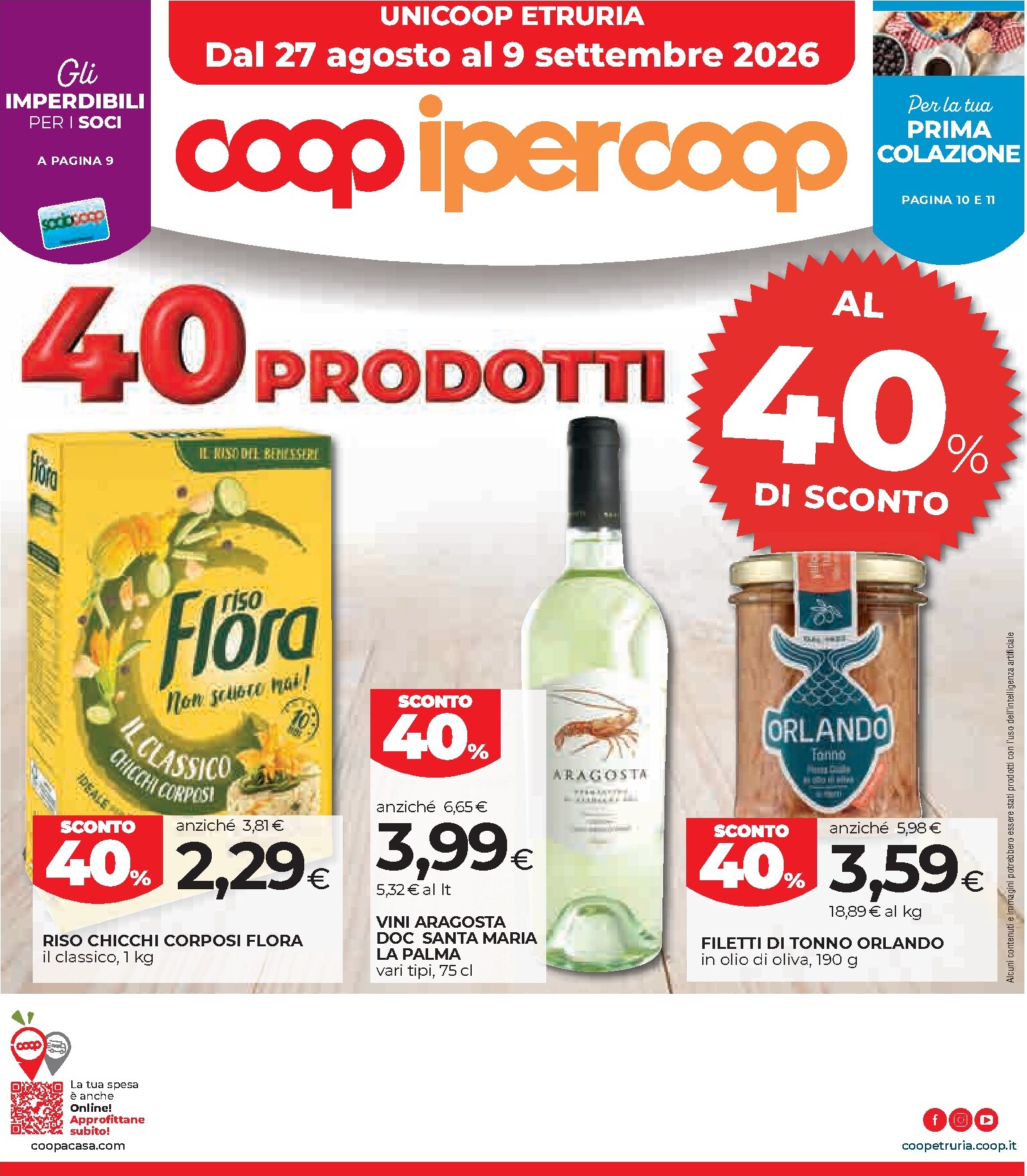 Volantino futuro Coop valido dal giovedì 27/08/2026 al mercoledì 09/09/2026