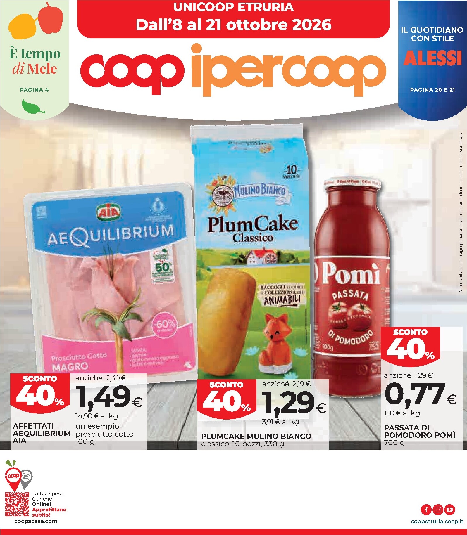 Volantino futuro Coop valido dal giovedì 08/10/2026 al mercoledì 21/10/2026
