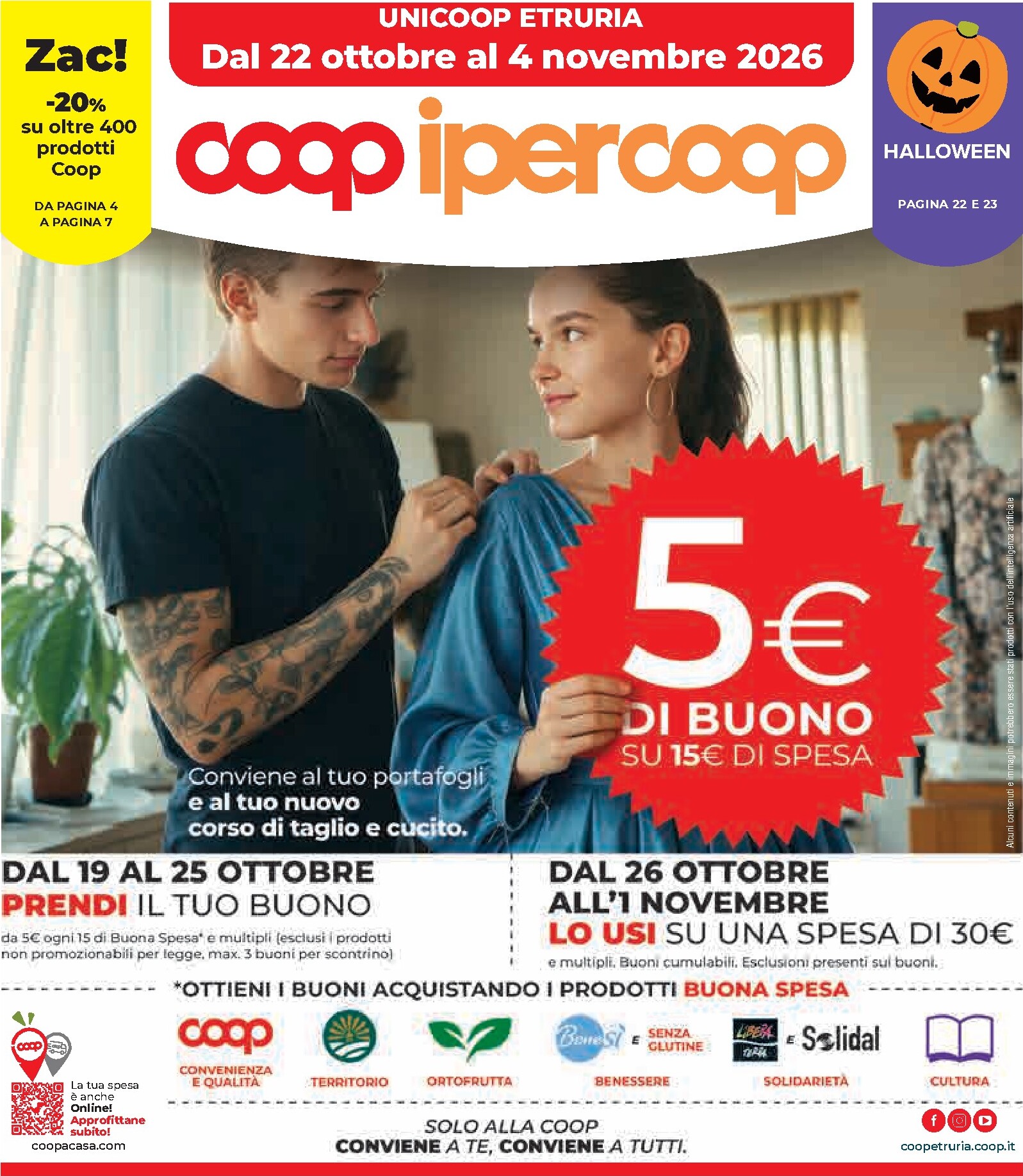Volantino futuro Coop valido dal giovedì 22/10/2026 al mercoledì 04/11/2026
