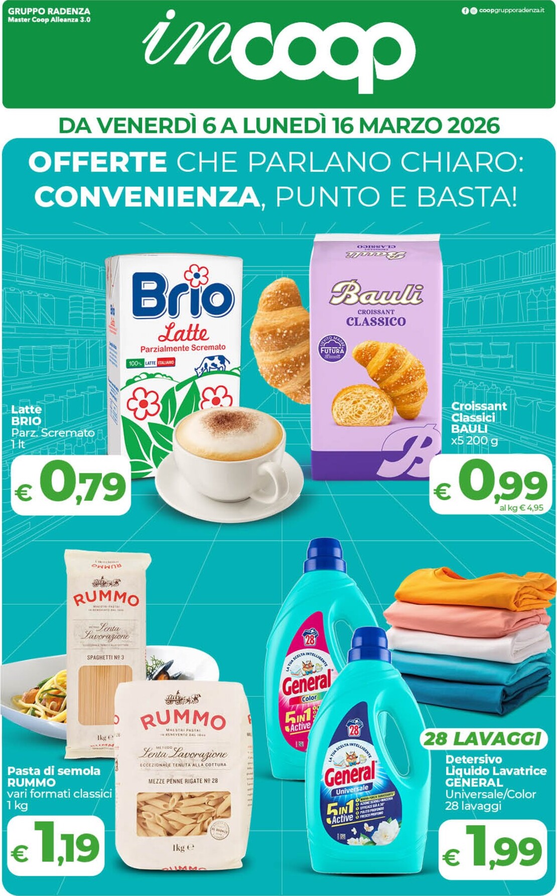 Volantino inCoop valido dal 06/03/2026 al 16/03/2026