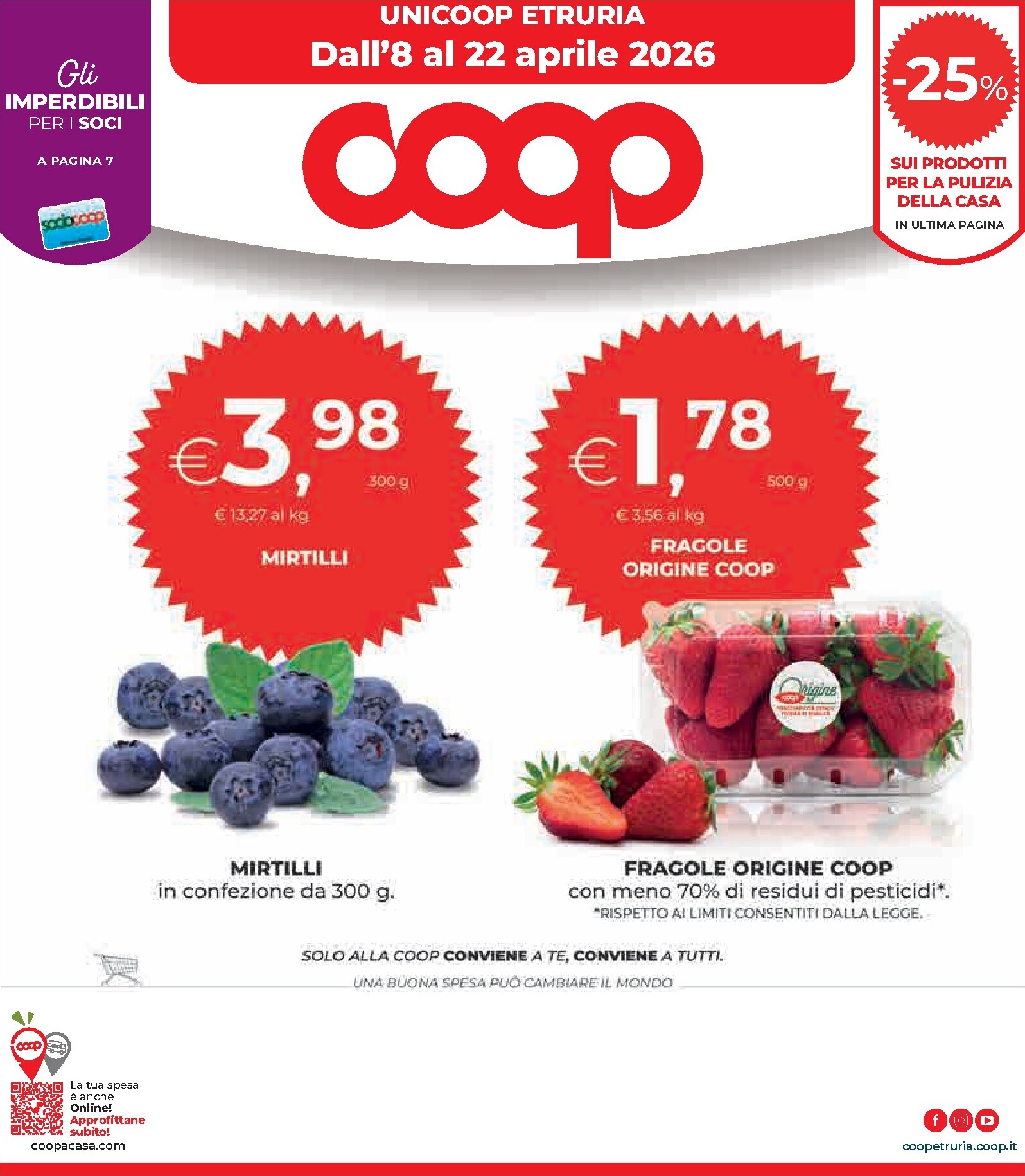 Volantino attuale di Coop valido dal mercoledì 08/04/2026 al mercoledì 22/04/2026