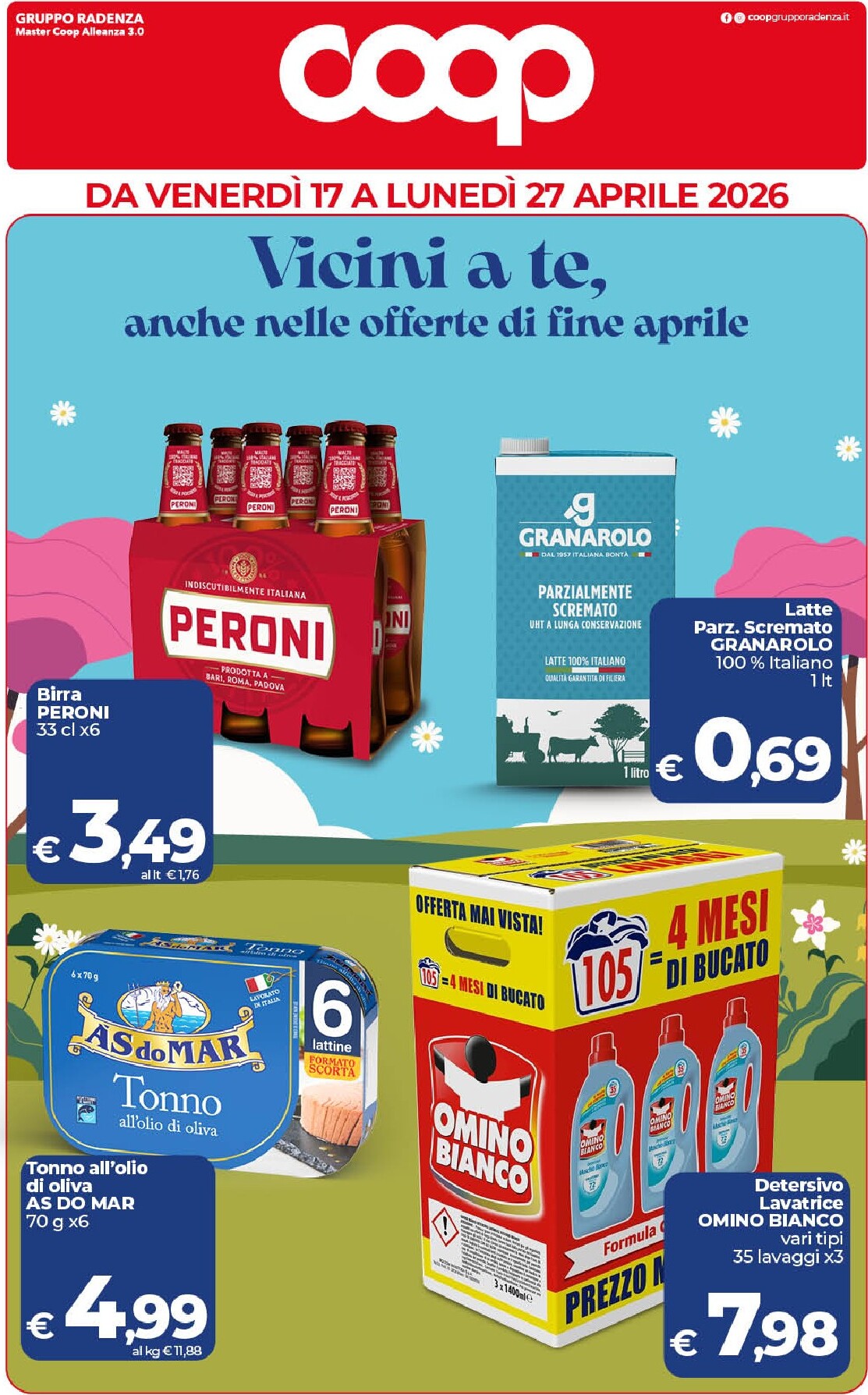 Volantino attuale di Coop - Sicilia valido dal venerdì 17/04/2026 al lunedì 27/04/2026