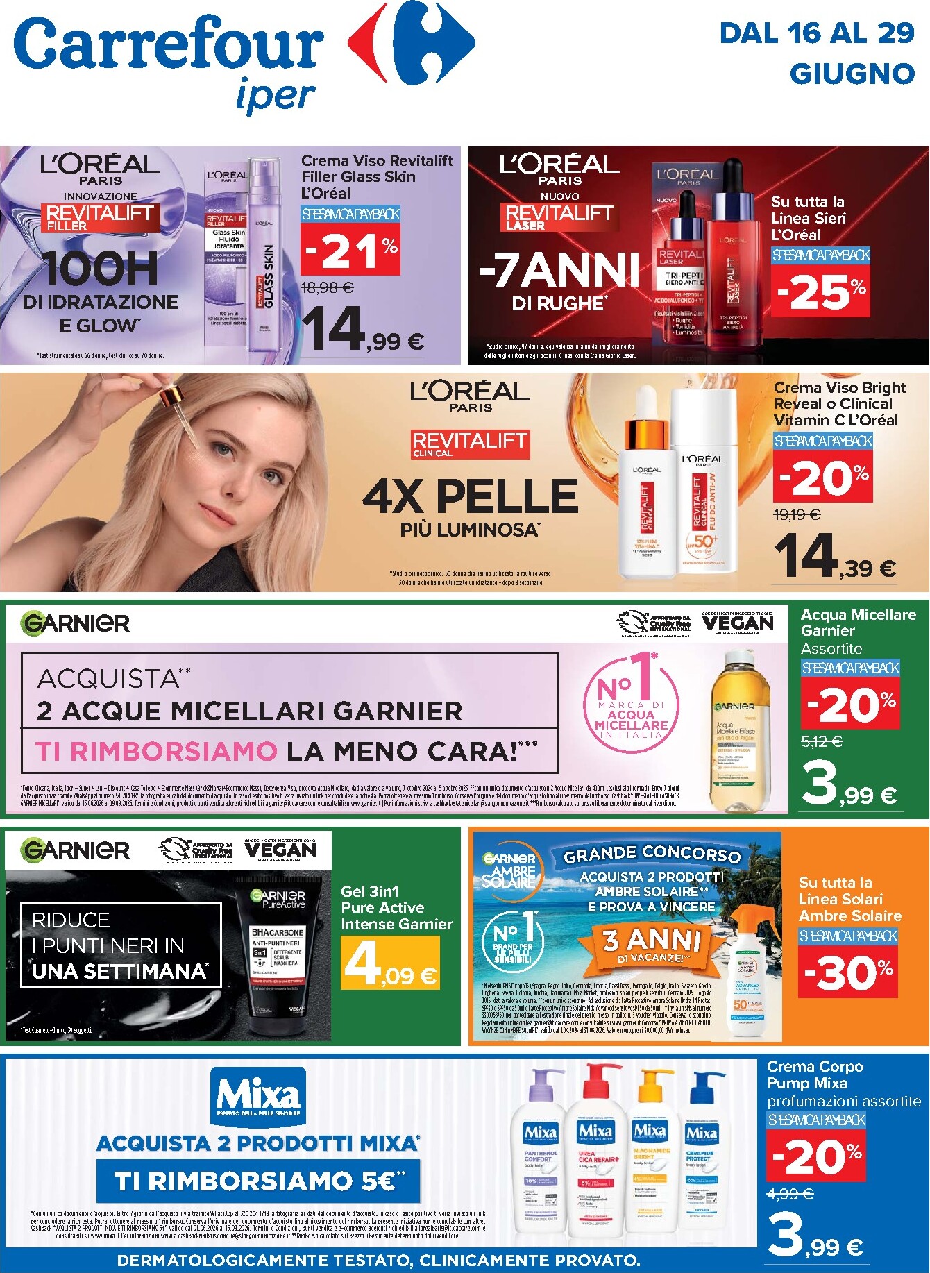 Volantino Carrefour - Speciale L'Oreal per la prossima settimana dal martedì 16/06/2026 al lunedì 29/06/2026