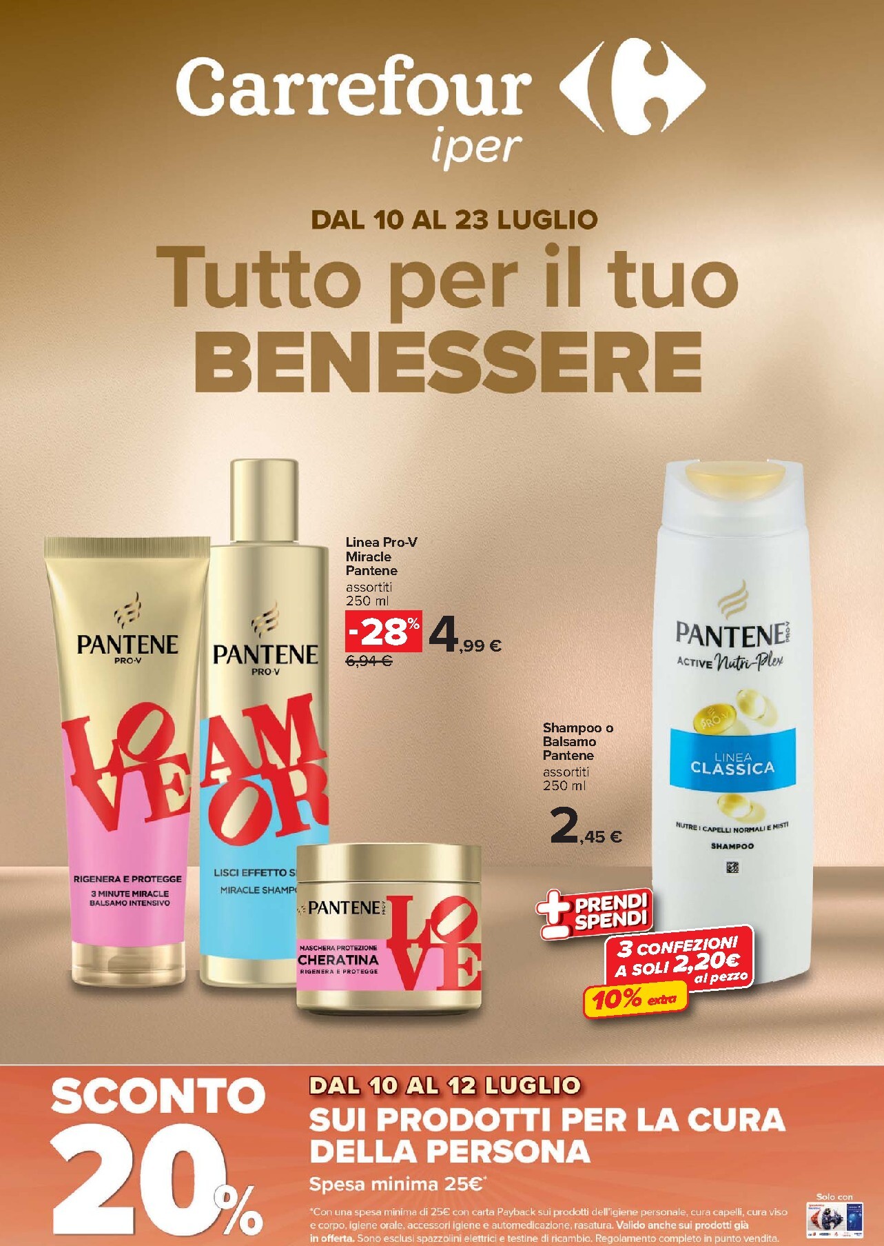 Volantino Carrefour - Speciale bellezza per la prossima settimana dal venerdì 10/07/2026 al giovedì 23/07/2026