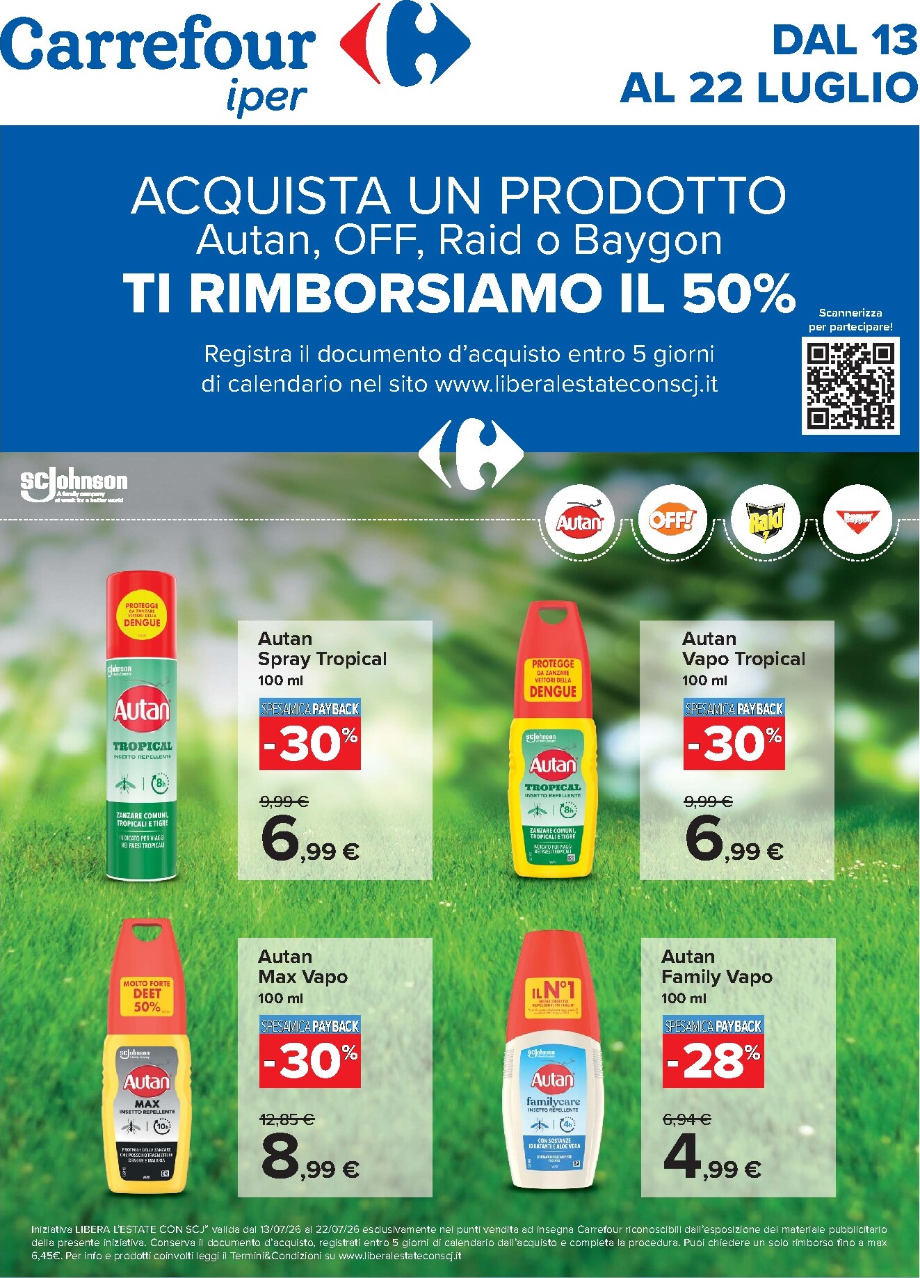 Volantino attuale di Carrefour - Speciale Insetticidi valido dal lunedì 13/07/2026 al giovedì 23/07/2026