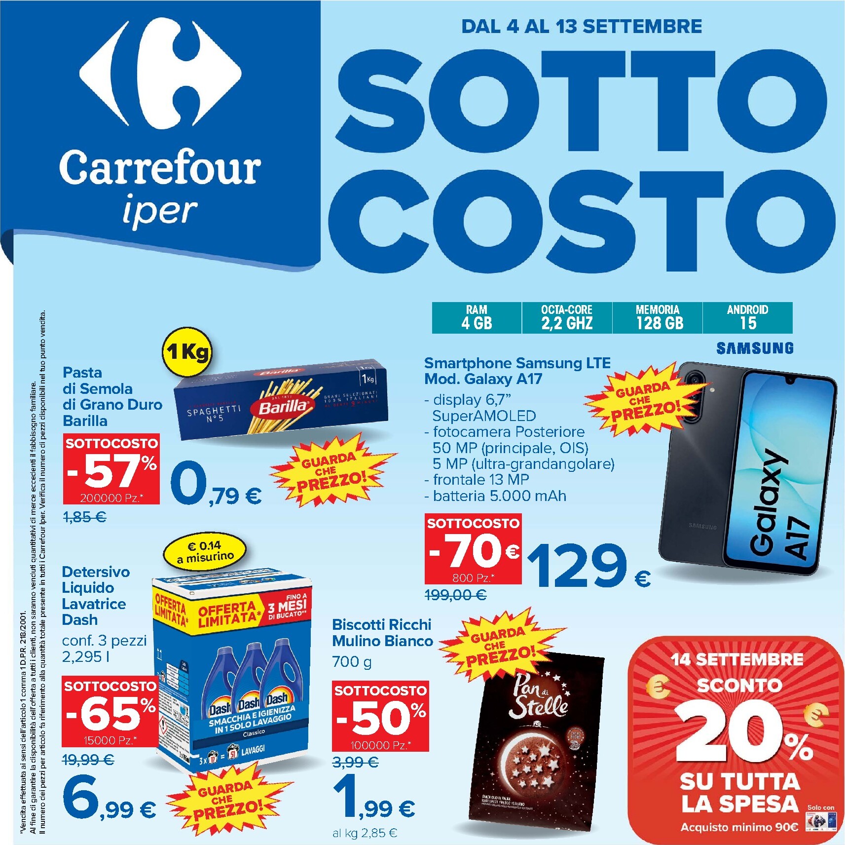 Volantino Carrefour per la prossima settimana dal venerdì 04/09/2026 al domenica 13/09/2026