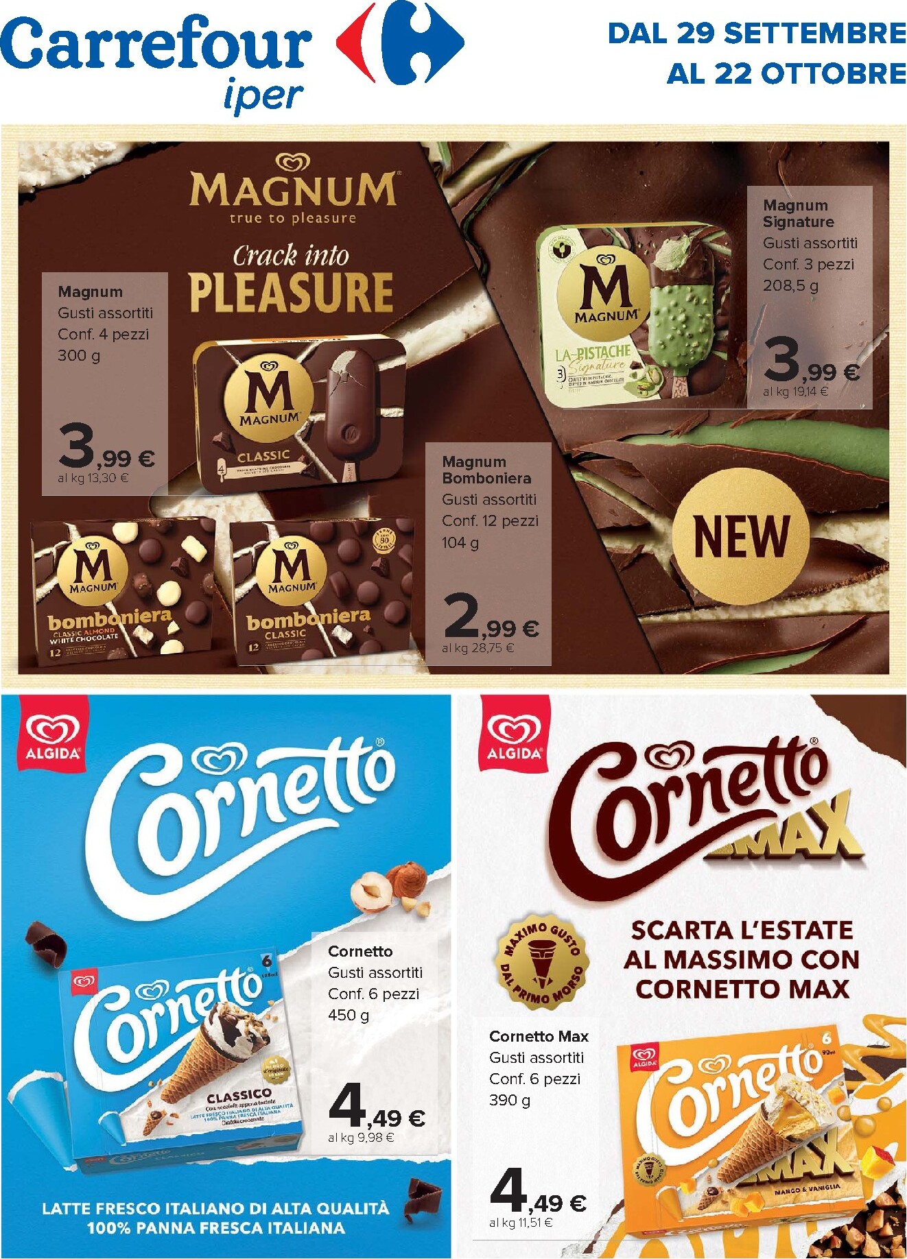 Volantino attuale di Carrefour - Speciale Unilever valido dal giovedì 24/09/2026 al giovedì 22/10/2026