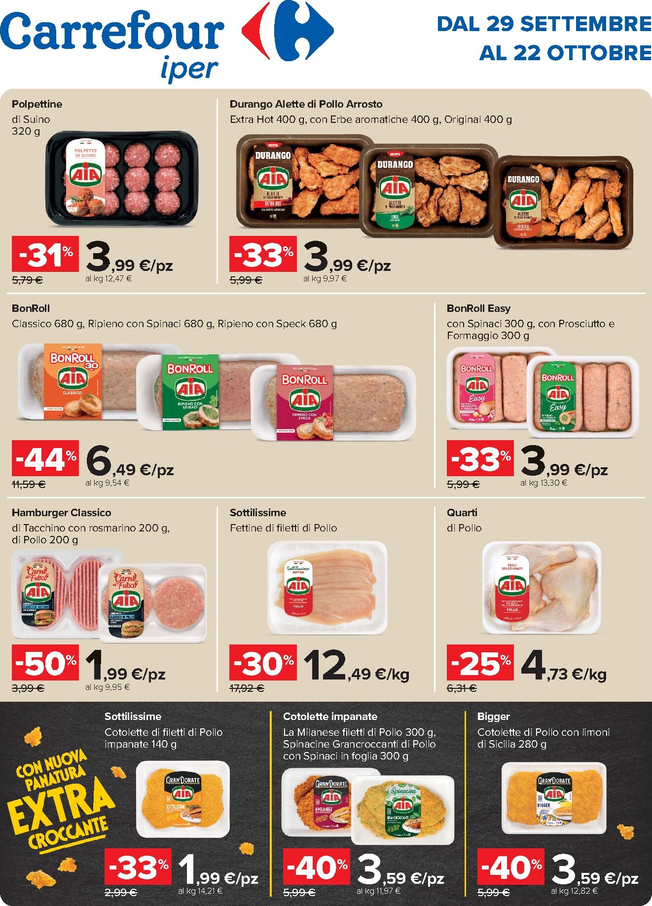 Volantino Carrefour - Speciale Aia per la prossima settimana dal martedì 29/09/2026 al domenica 15/11/2026