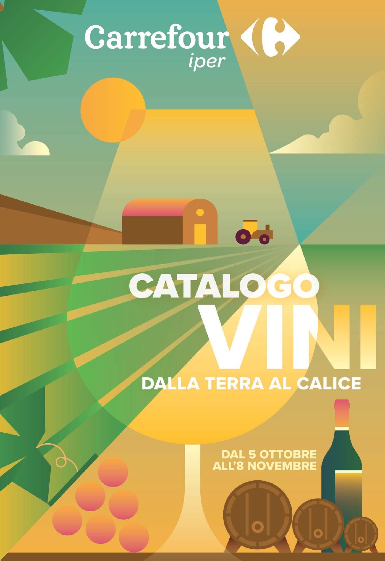 Volantino Carrefour - Catalogo vini per la prossima settimana dal lunedì 05/10/2026 al domenica 08/11/2026