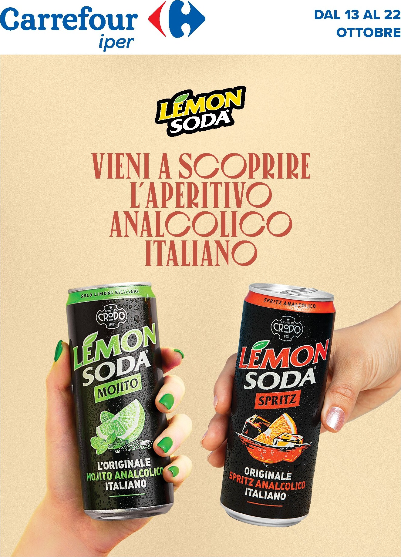 Volantino Carrefour - Speciale Lemonsoda per la prossima settimana dal martedì 13/10/2026 al giovedì 22/10/2026