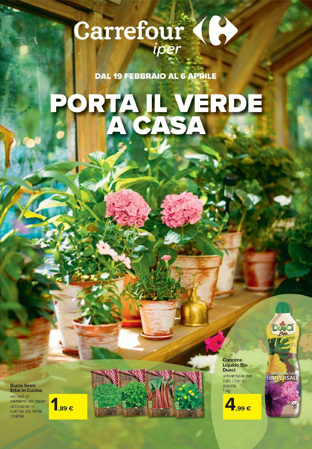 Volantino Carrefour - Catalogo giardinaggio valido dal 19/02/2026 al 06/04/2026
