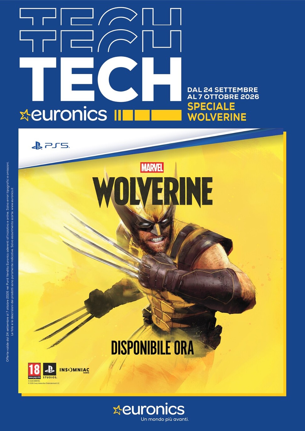 Volantino attuale di Euronics - Speciale Wolverine valido dal giovedì 24/09/2026 al mercoledì 07/10/2026
