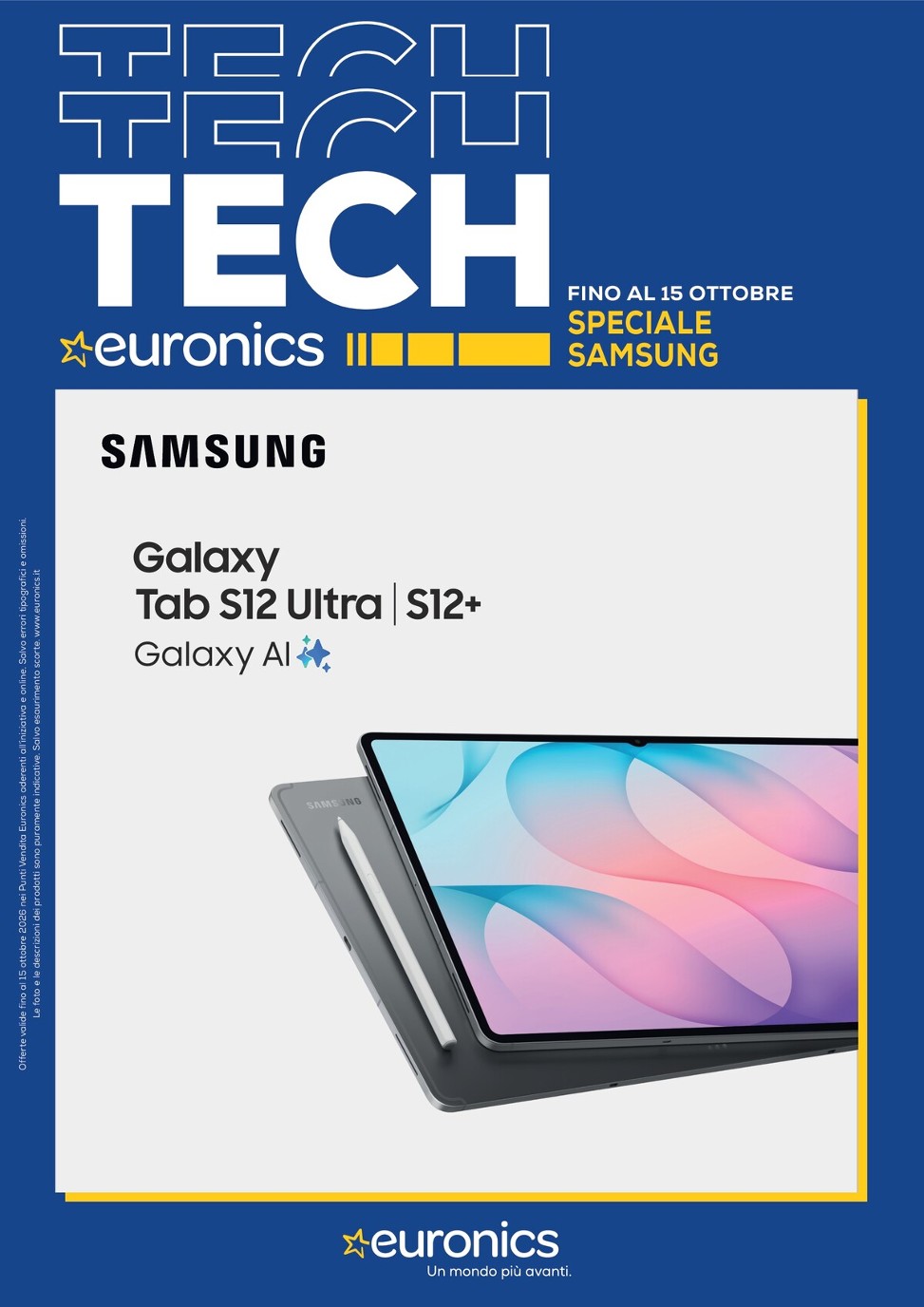Volantino attuale di Euronics - Speciale Samsung valido dal giovedì 01/10/2026 al giovedì 15/10/2026
