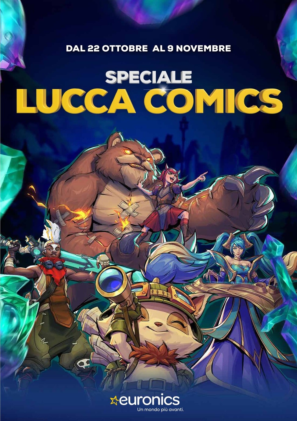 Volantino attuale di Euronics - Speciale Lucca Comics valido dal giovedì 22/10/2026 al lunedì 09/11/2026