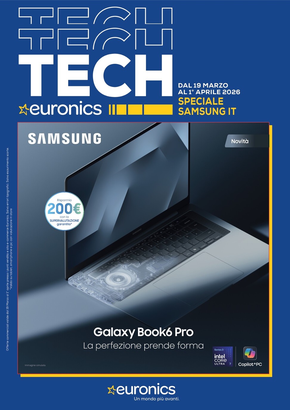 Volantino Euronics - Samsung IT valido dal 19/03/2026 al 01/04/2026