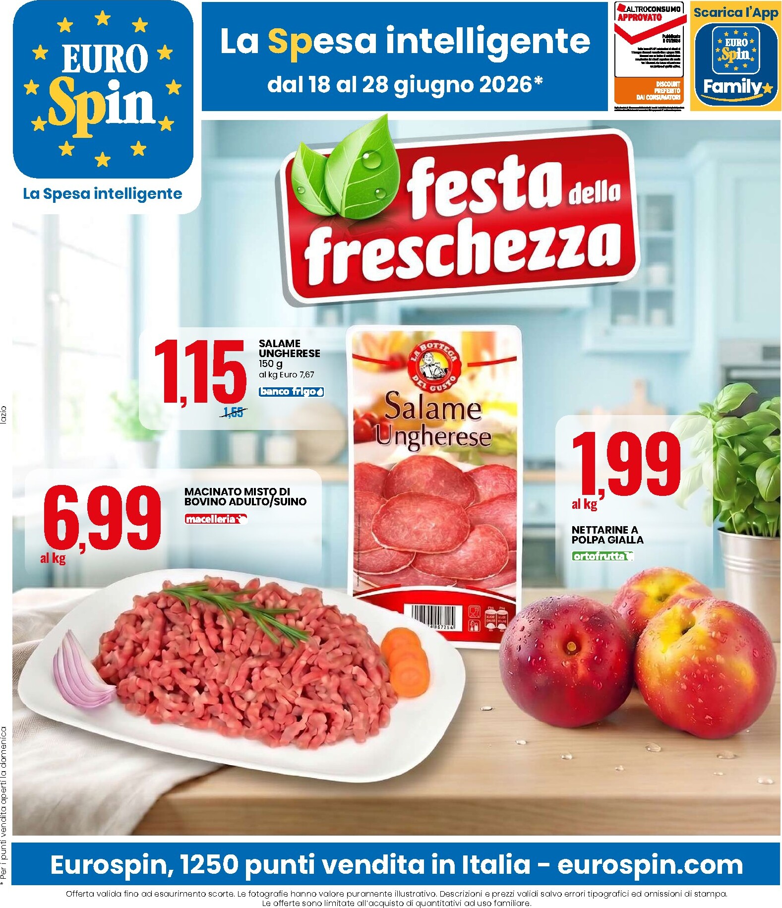 Volantino futuro Eurospin valido dal giovedì 18/06/2026 al domenica 28/06/2026