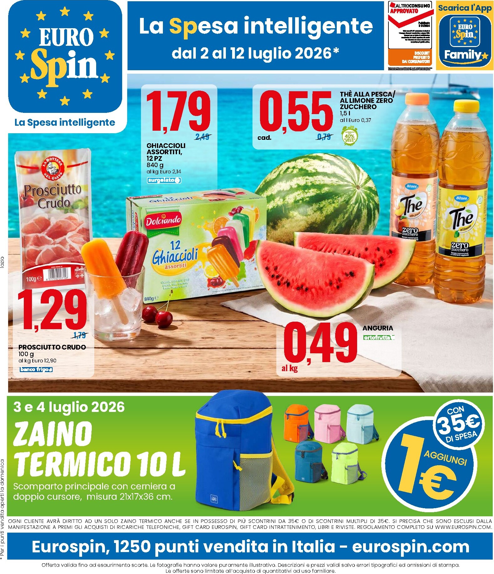 Volantino futuro Eurospin valido dal giovedì 02/07/2026 al domenica 12/07/2026