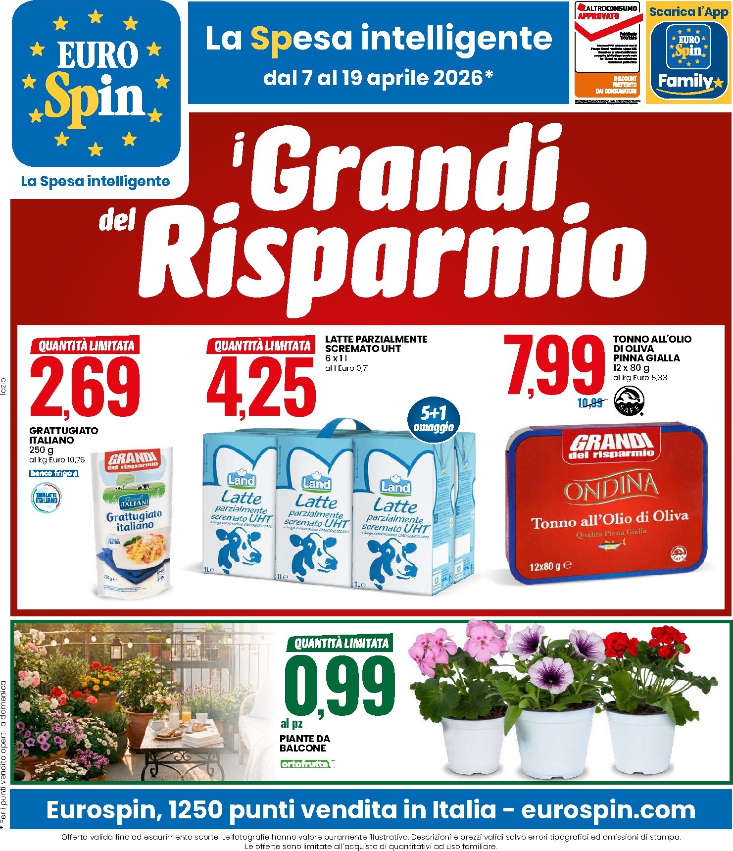 Volantino Eurospin valido dal 07/04/2026 al 19/04/2026