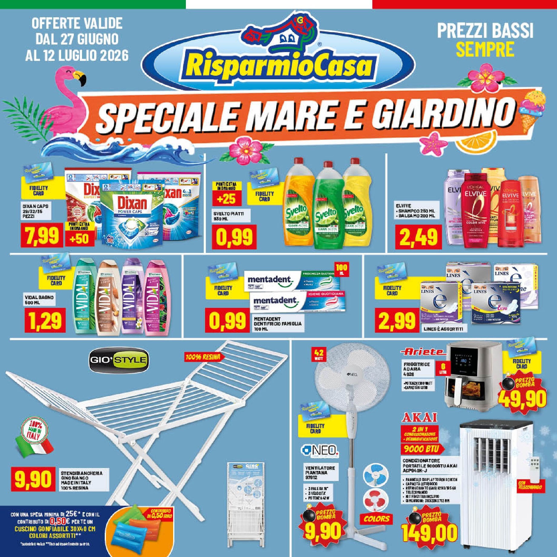 Volantino Risparmio Casa per la prossima settimana dal sabato 27/06/2026 al domenica 12/07/2026