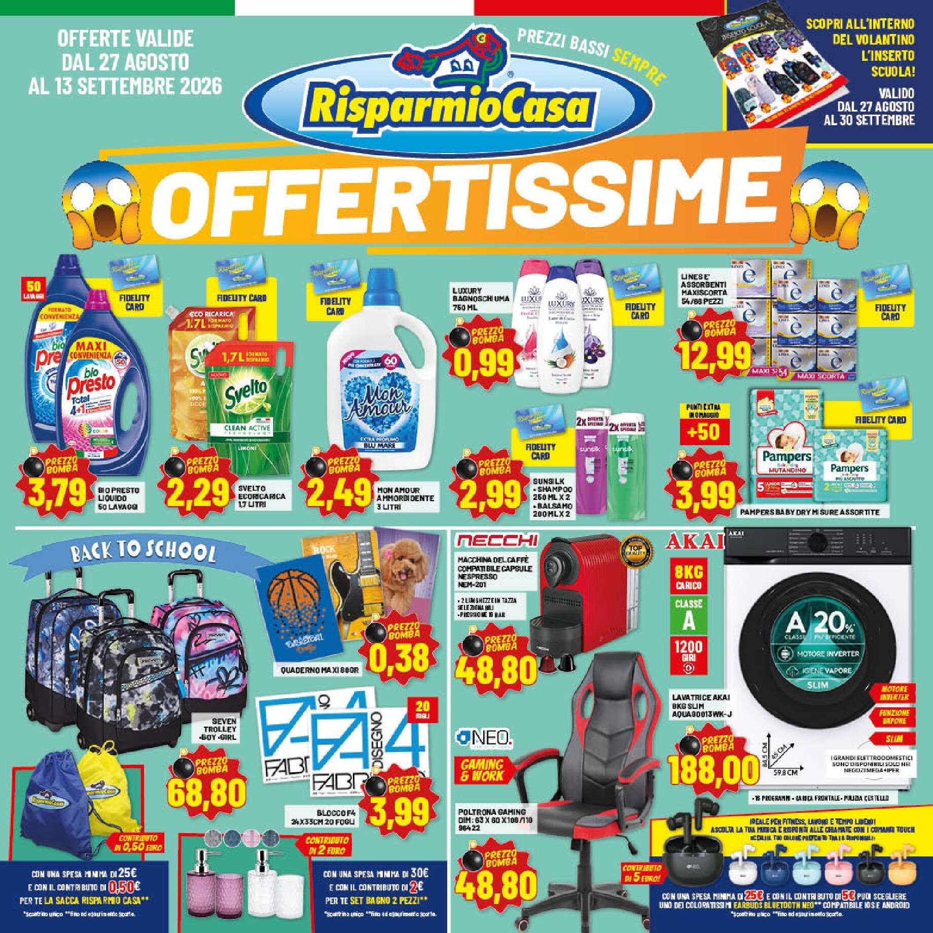 Volantino futuro Risparmio Casa valido dal giovedì 27/08/2026 al domenica 13/09/2026