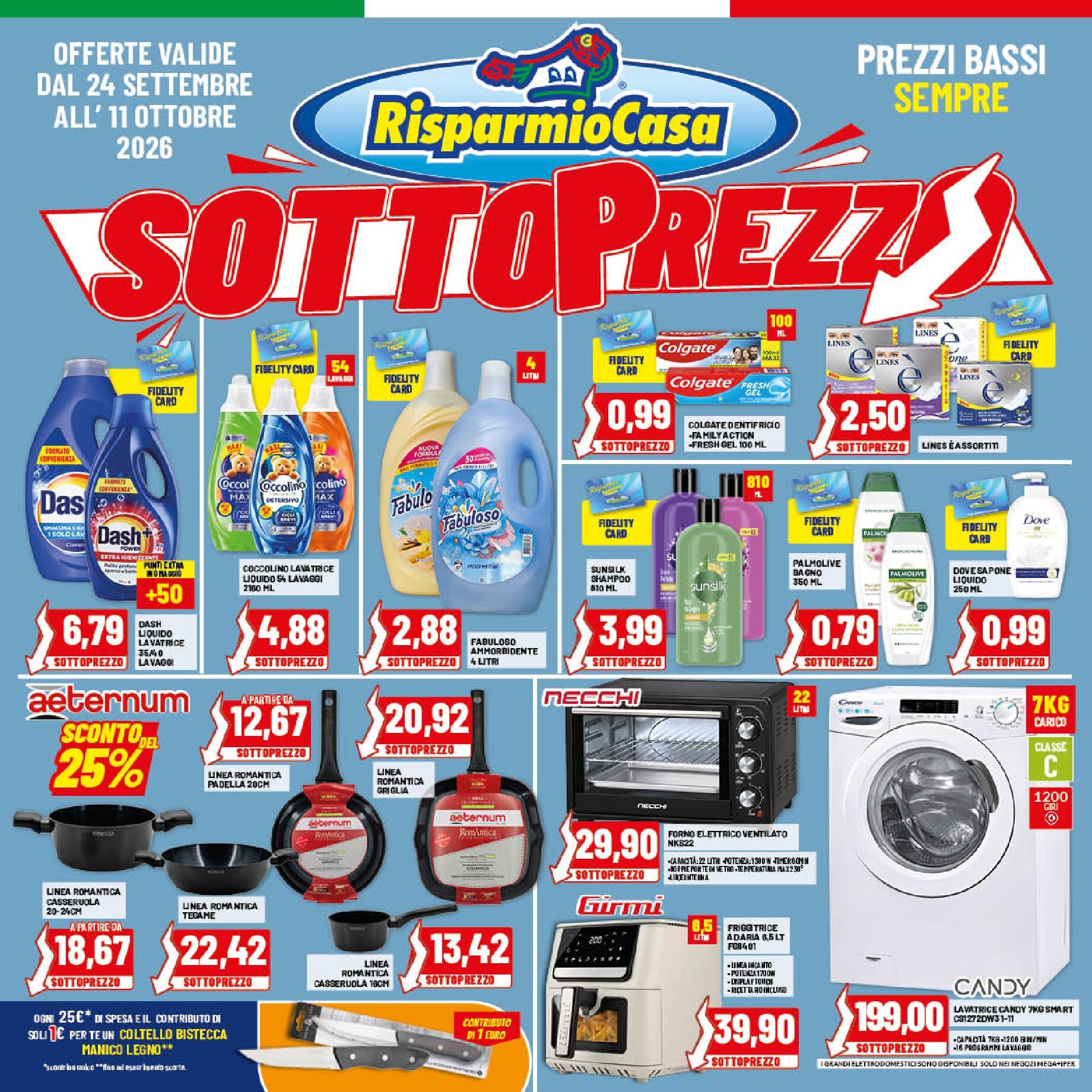 Volantino futuro Risparmio Casa valido dal giovedì 24/09/2026 al domenica 11/10/2026