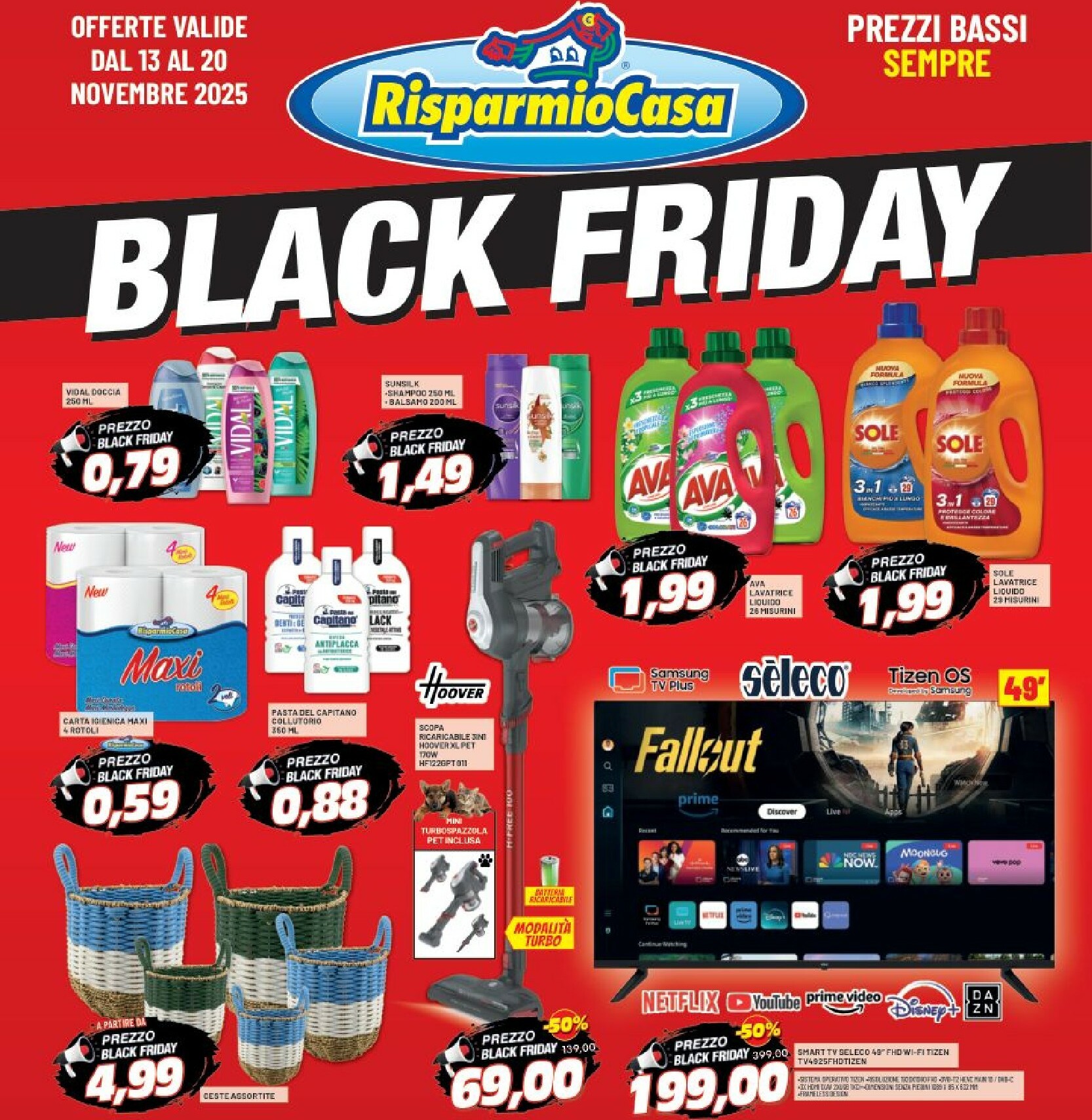 Volantino Risparmio Casa - Black Friday valido dal 13/11 al 20/11